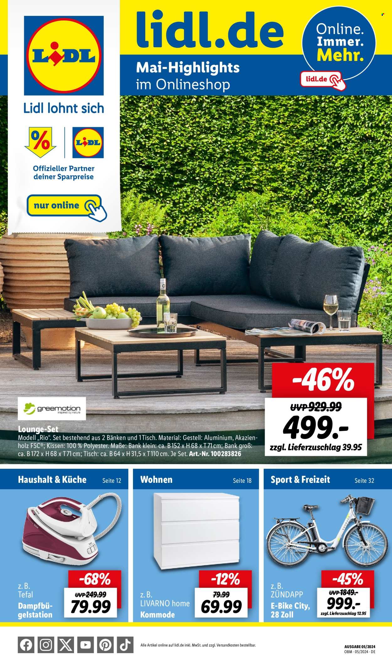 Lidl Prospekte  - 1.05.2024 - 31.05.2024. Seite 1