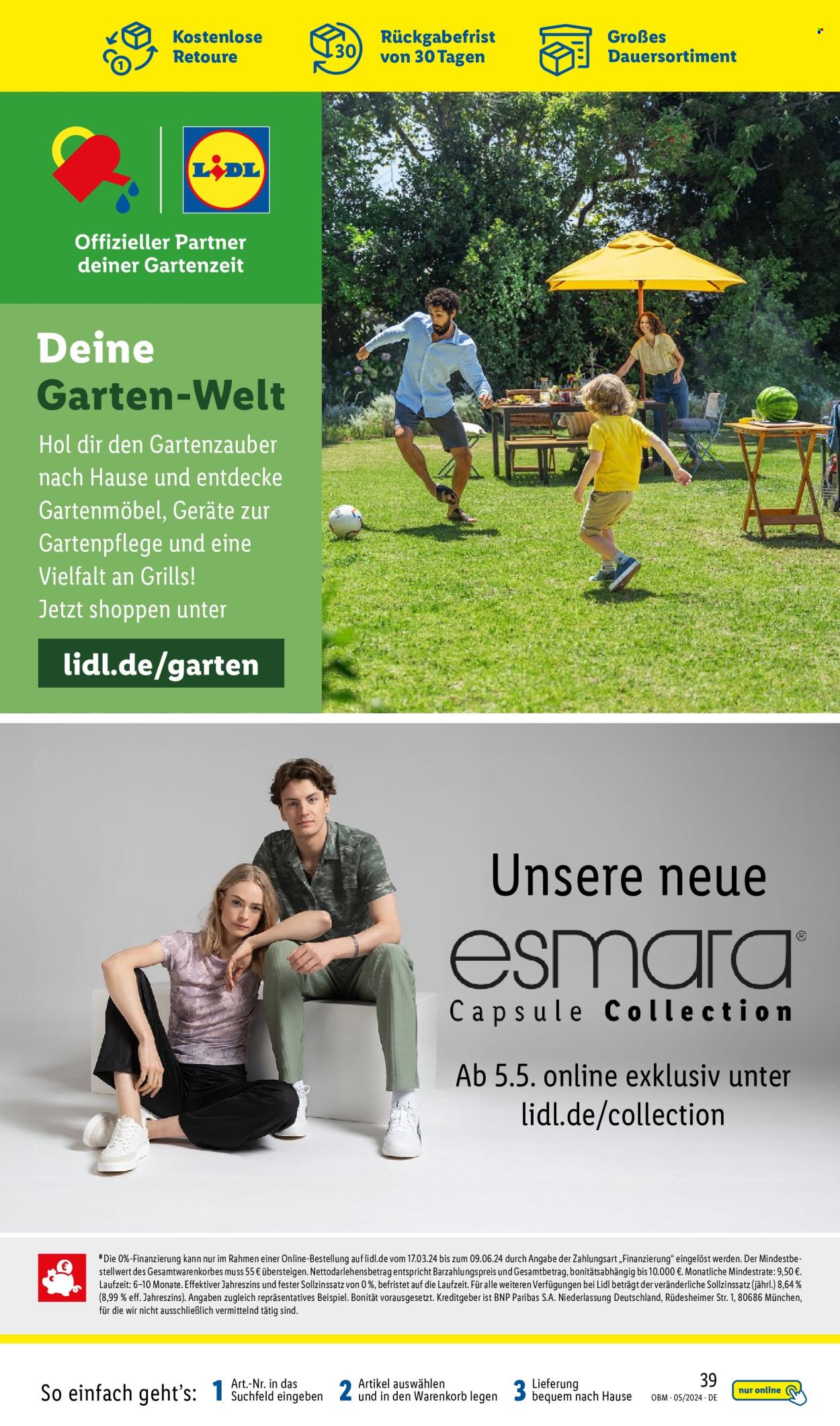 Lidl Prospekte  - 1.05.2024 - 31.05.2024. Seite 39