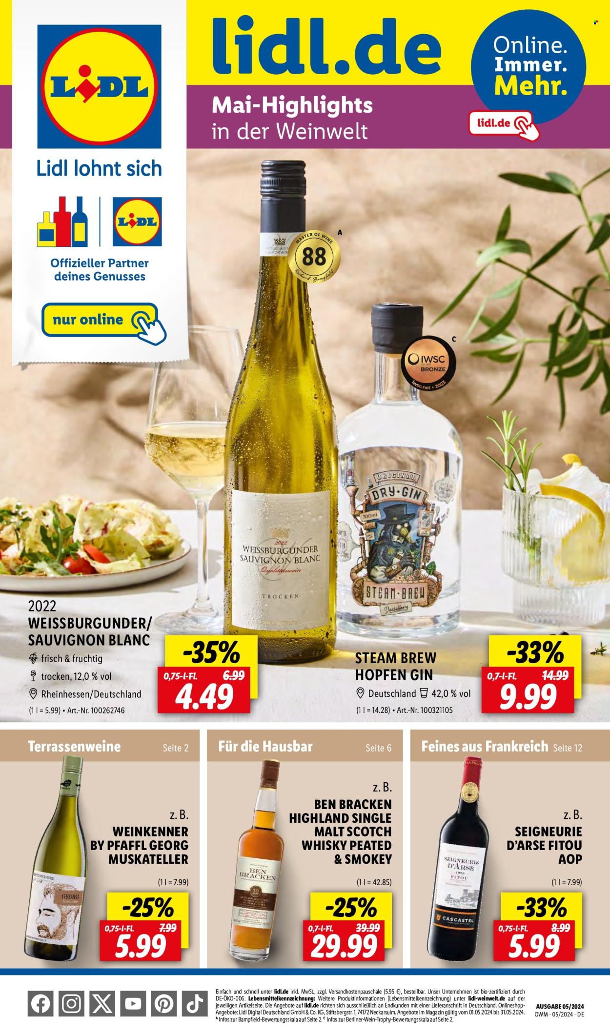 Lidl Prospekte  - 1.05.2024 - 31.05.2024. Seite 1