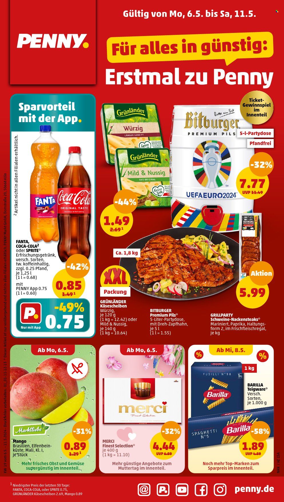 Penny Prospekte  - 6.05.2024 - 11.05.2024. Seite 1
