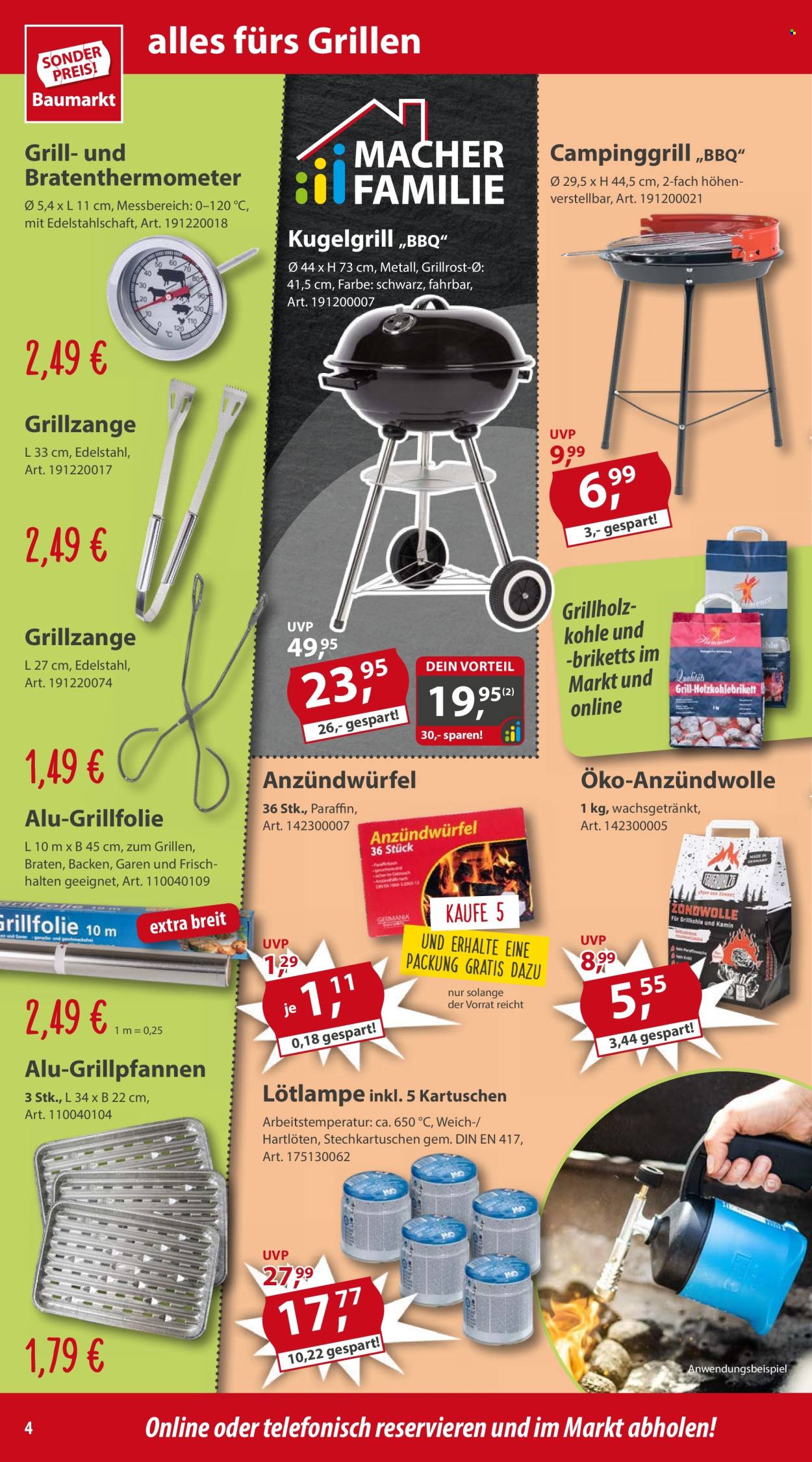Sonderpreis-Baumarkt Prospekte  - 11.05.2024 - 17.05.2024. Seite 4