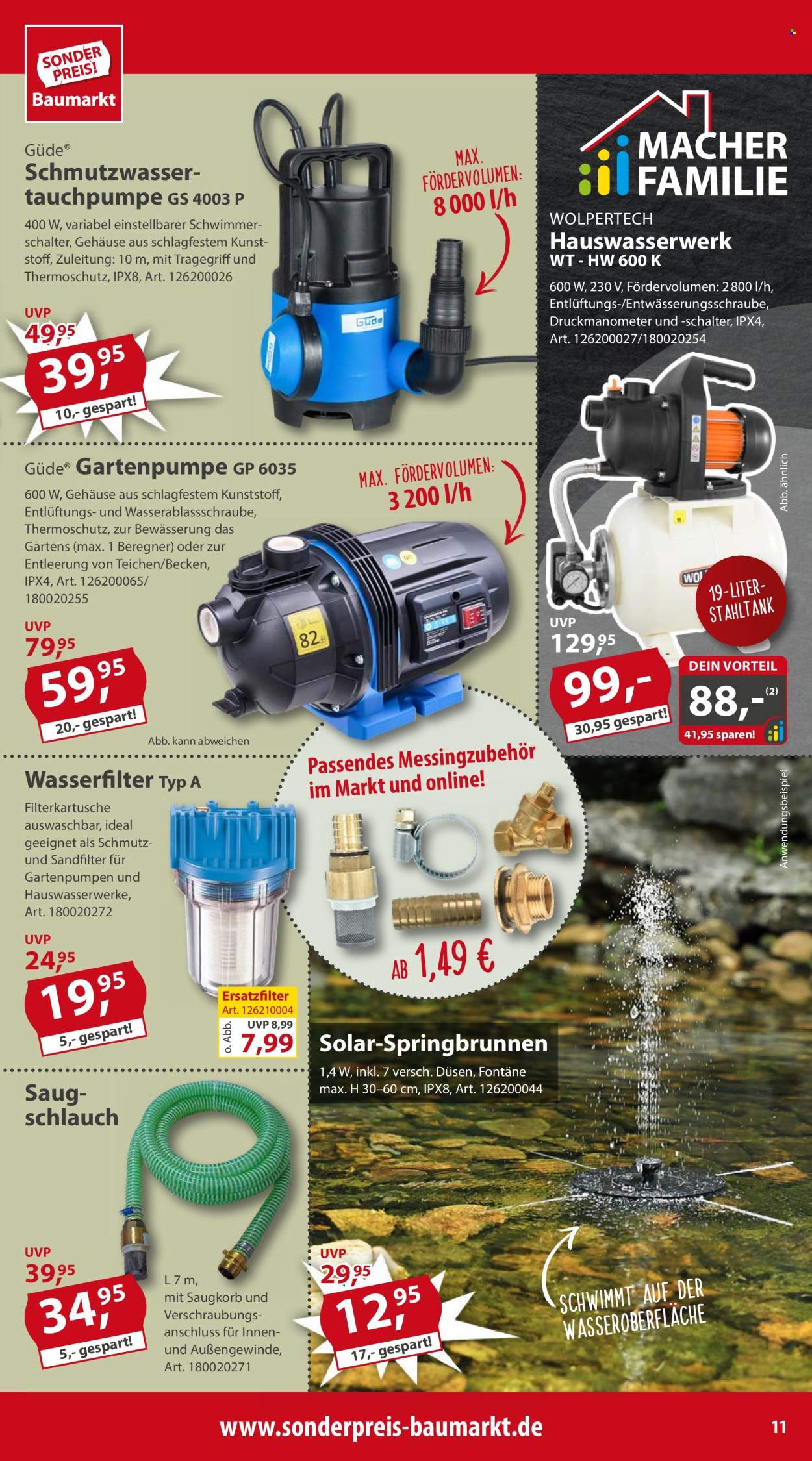 Sonderpreis-Baumarkt Prospekte  - 11.05.2024 - 17.05.2024. Seite 11