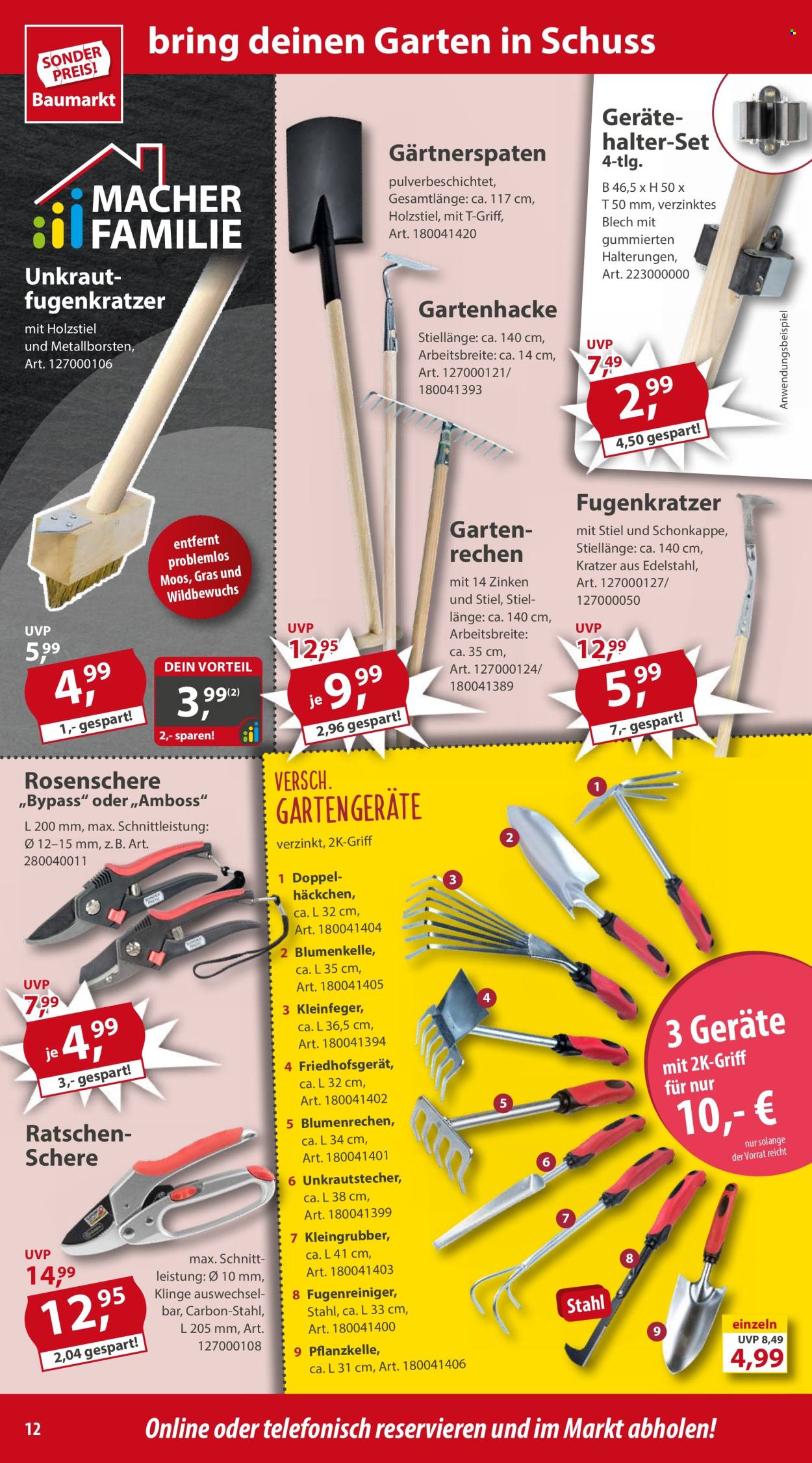 Sonderpreis-Baumarkt Prospekte  - 11.05.2024 - 17.05.2024. Seite 12