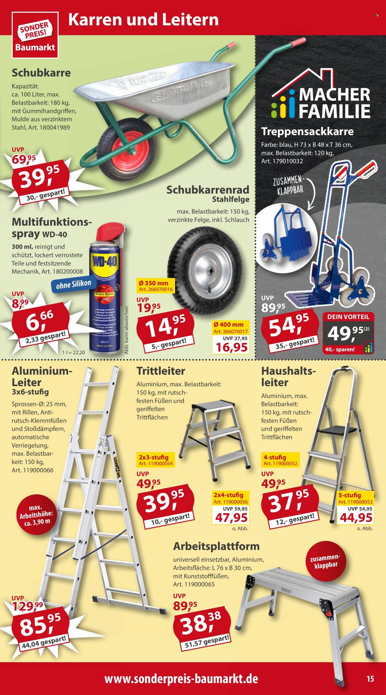 Sonderpreis-Baumarkt Prospekte  - 11.05.2024 - 17.05.2024. Seite 15