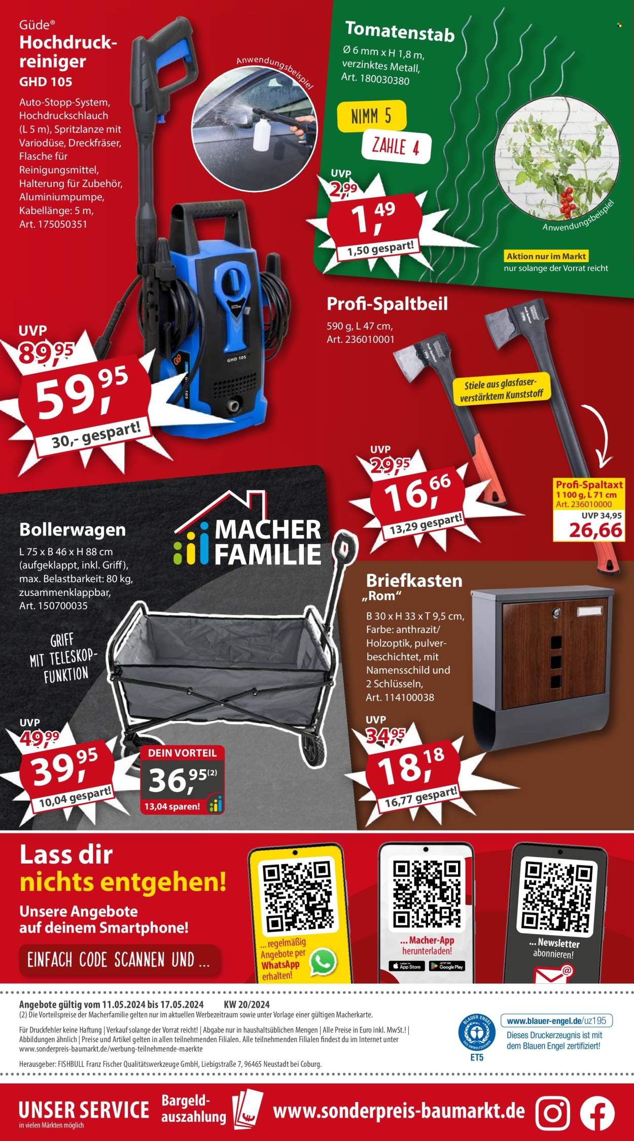 Sonderpreis-Baumarkt Prospekte  - 11.05.2024 - 17.05.2024. Seite 20
