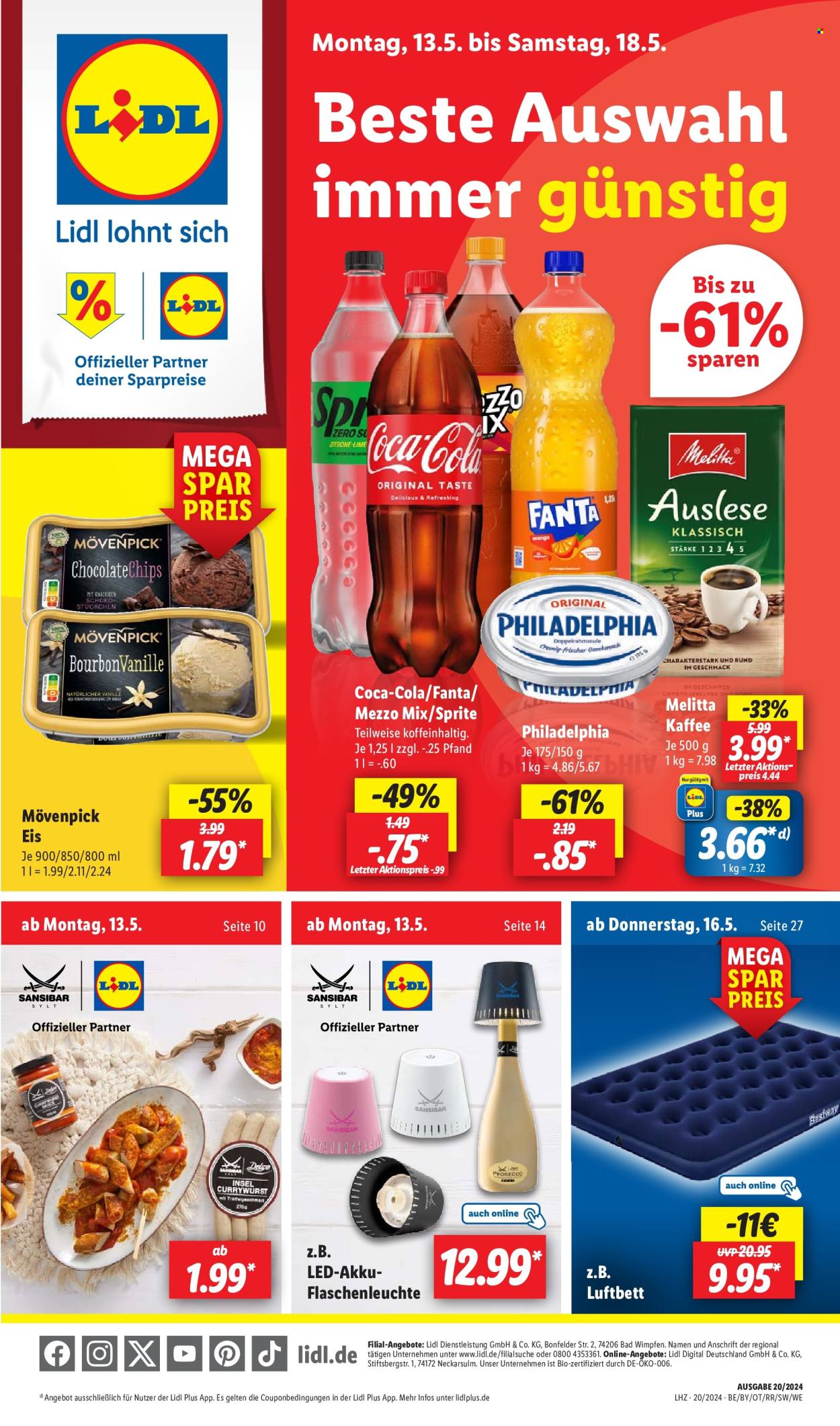 Lidl Prospekte  - 13.05.2024 - 18.05.2024. Seite 1