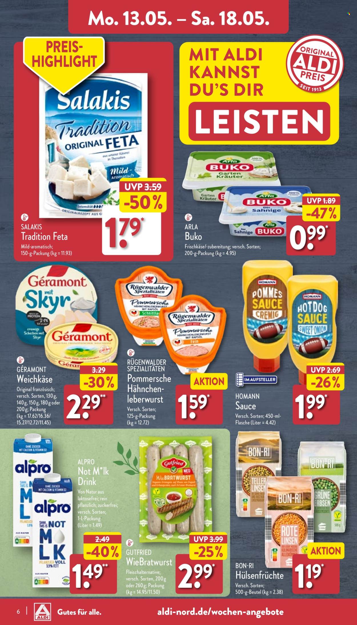 ALDI Nord Prospekte  - 13.05.2024 - 18.05.2024. Seite 6