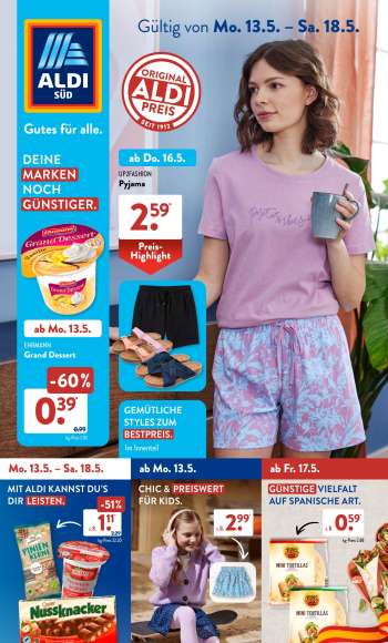 Prospekte ALDI SÜD - 13.05.2024 - 18.05.2024.
