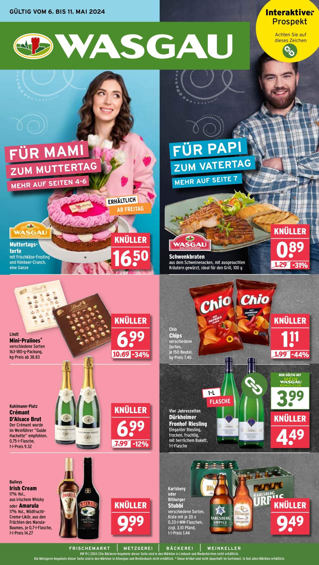 Wasgau Prospekte  - 6.05.2024 - 11.05.2024. Seite 1
