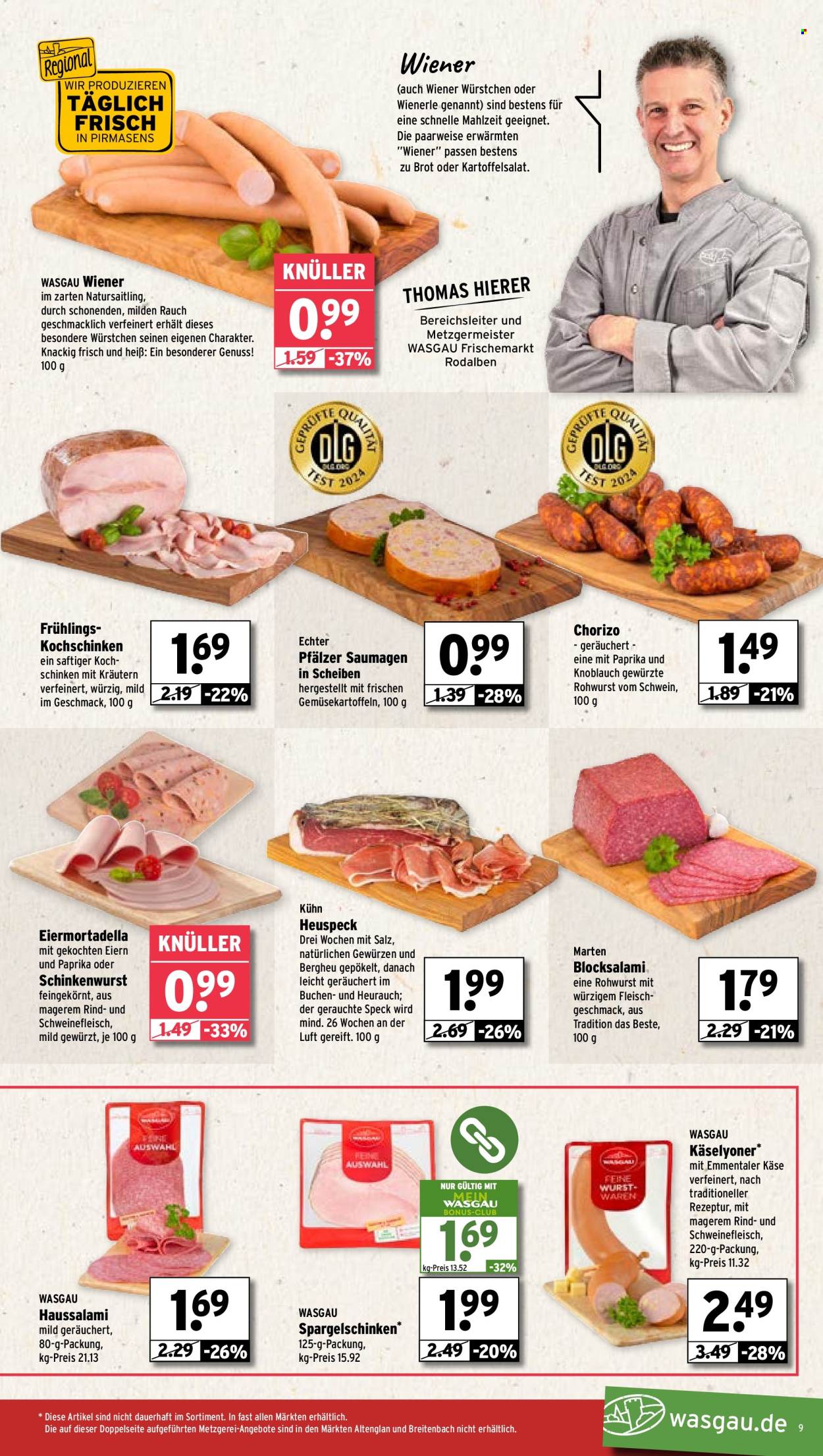 Wasgau Prospekte  - 6.05.2024 - 11.05.2024. Seite 9