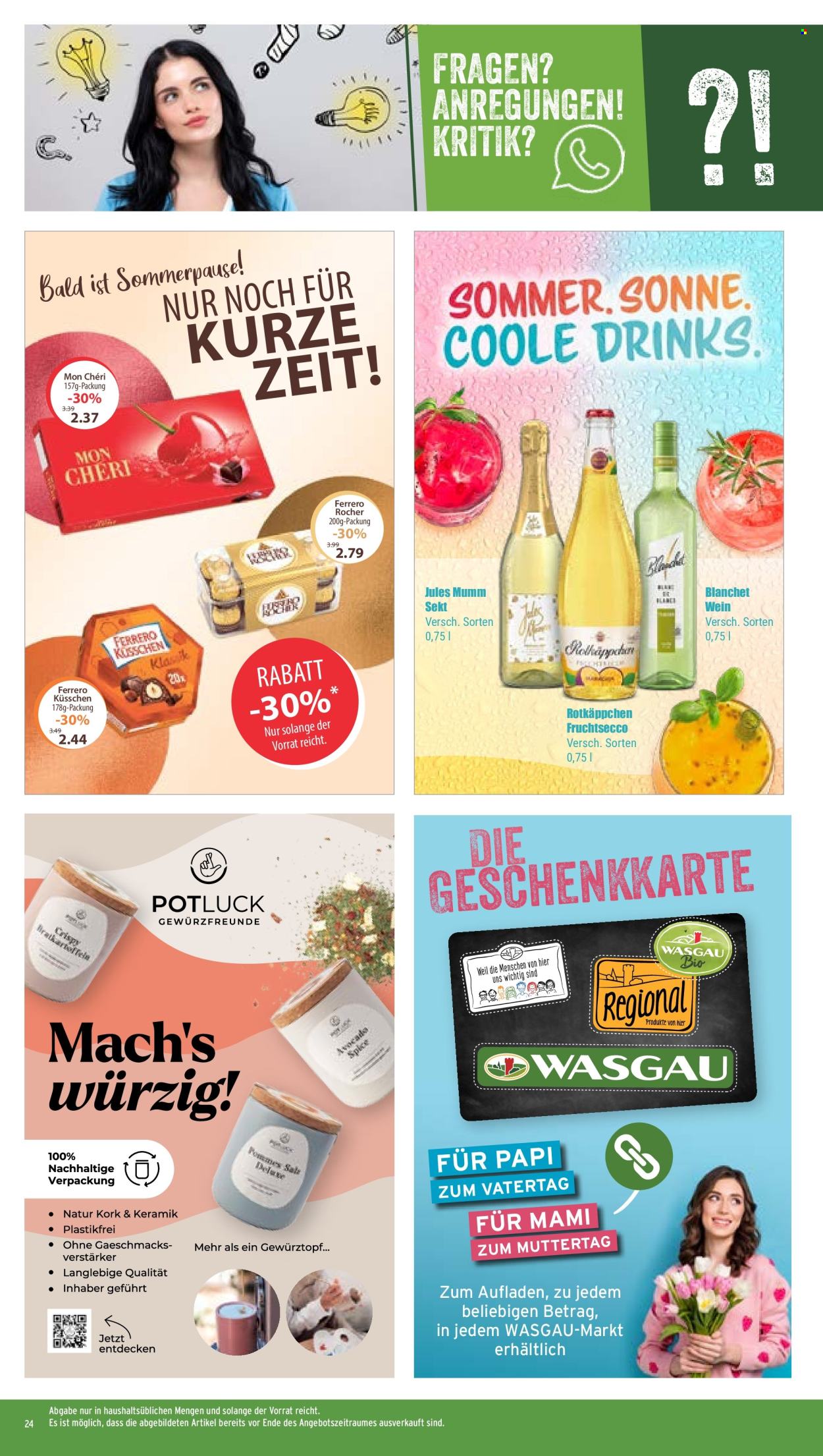 Wasgau Prospekte  - 6.05.2024 - 11.05.2024. Seite 24