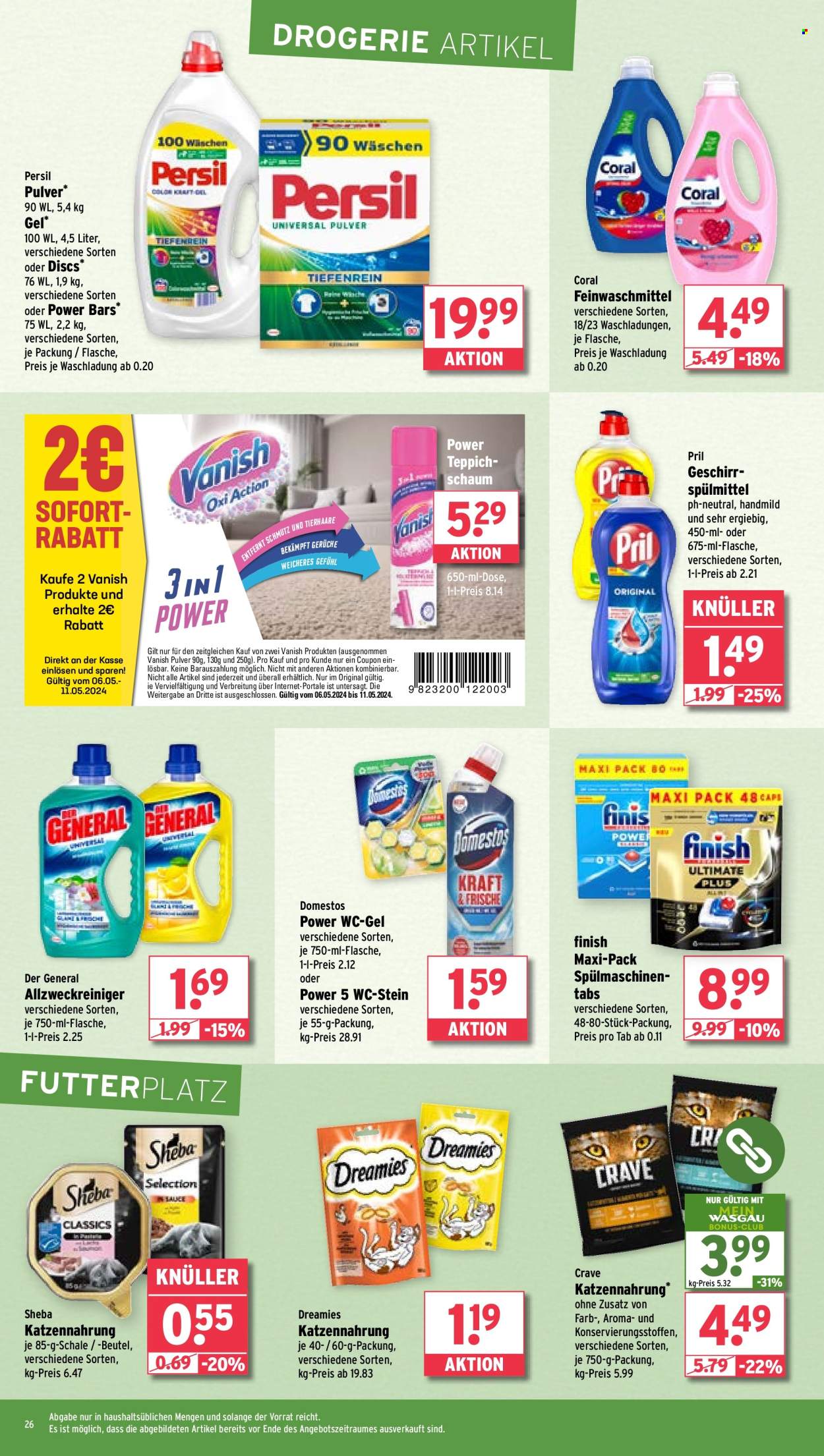 Wasgau Prospekte  - 6.05.2024 - 11.05.2024. Seite 26
