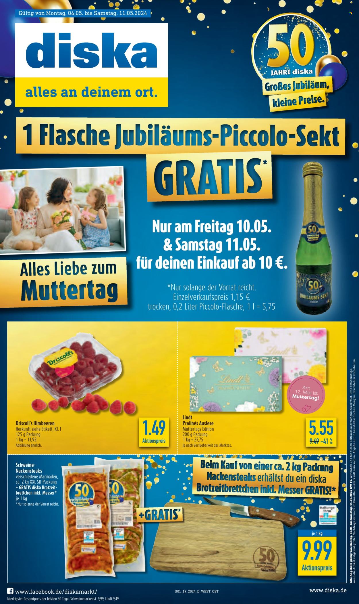 Diska Prospekte  - 6.05.2024 - 11.05.2024. Seite 1
