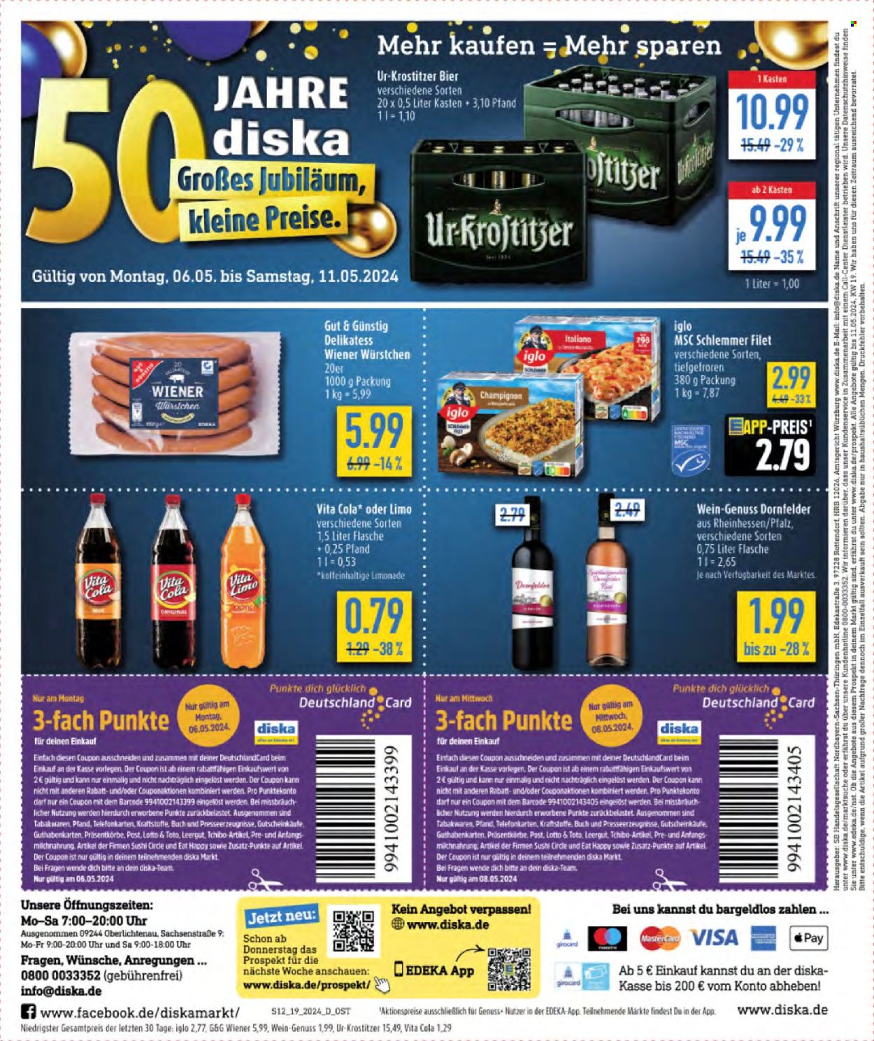 Diska Prospekte  - 6.05.2024 - 11.05.2024. Seite 14