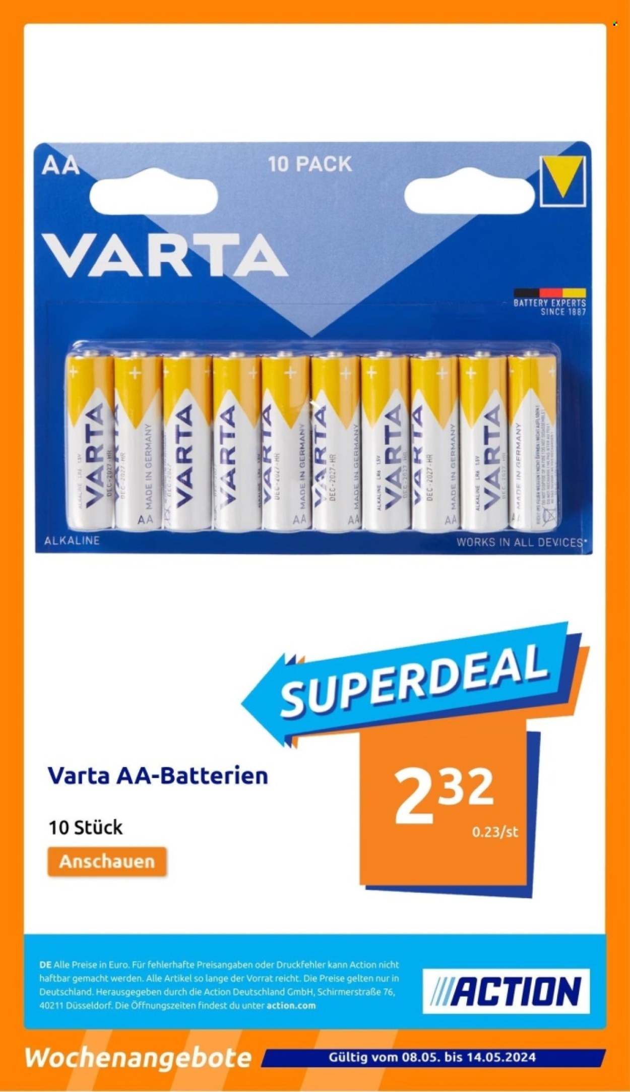 Action Prospekte  - 8.05.2024 - 14.05.2024. Seite 20