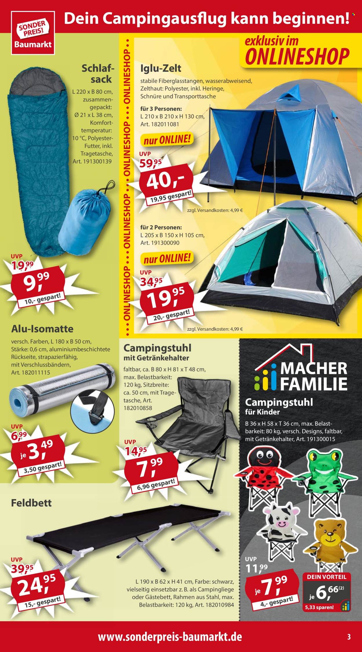 Sonderpreis-Baumarkt Prospekte  - 18.05.2024 - 24.05.2024. Seite 3