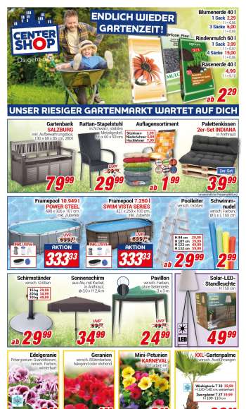 Prospekte CENTERSHOP - 13.05.2024 - 18.05.2024.