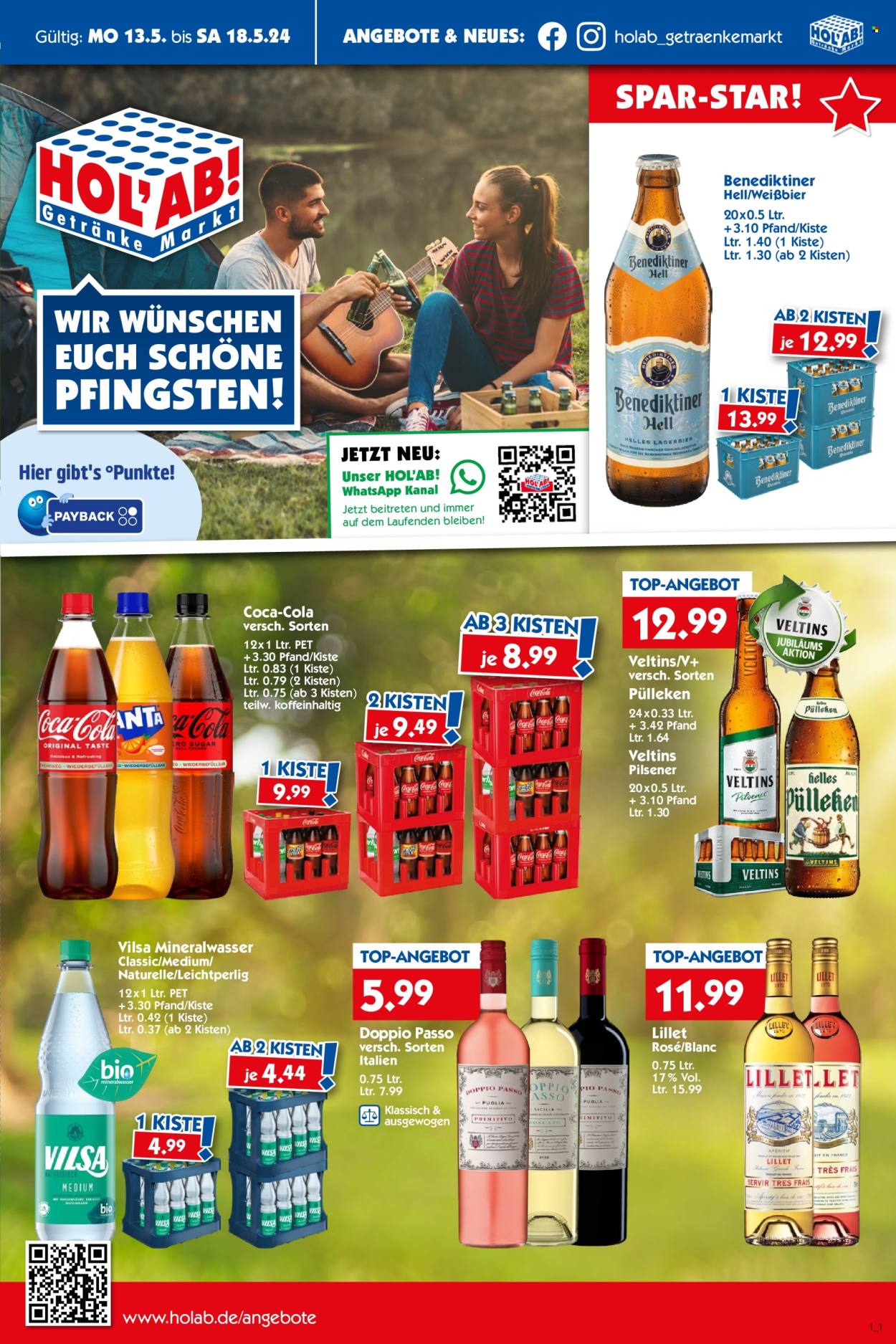 Hol'ab! Getränkemarkt Prospekte  - 13.05.2024 - 18.05.2024. Seite 1