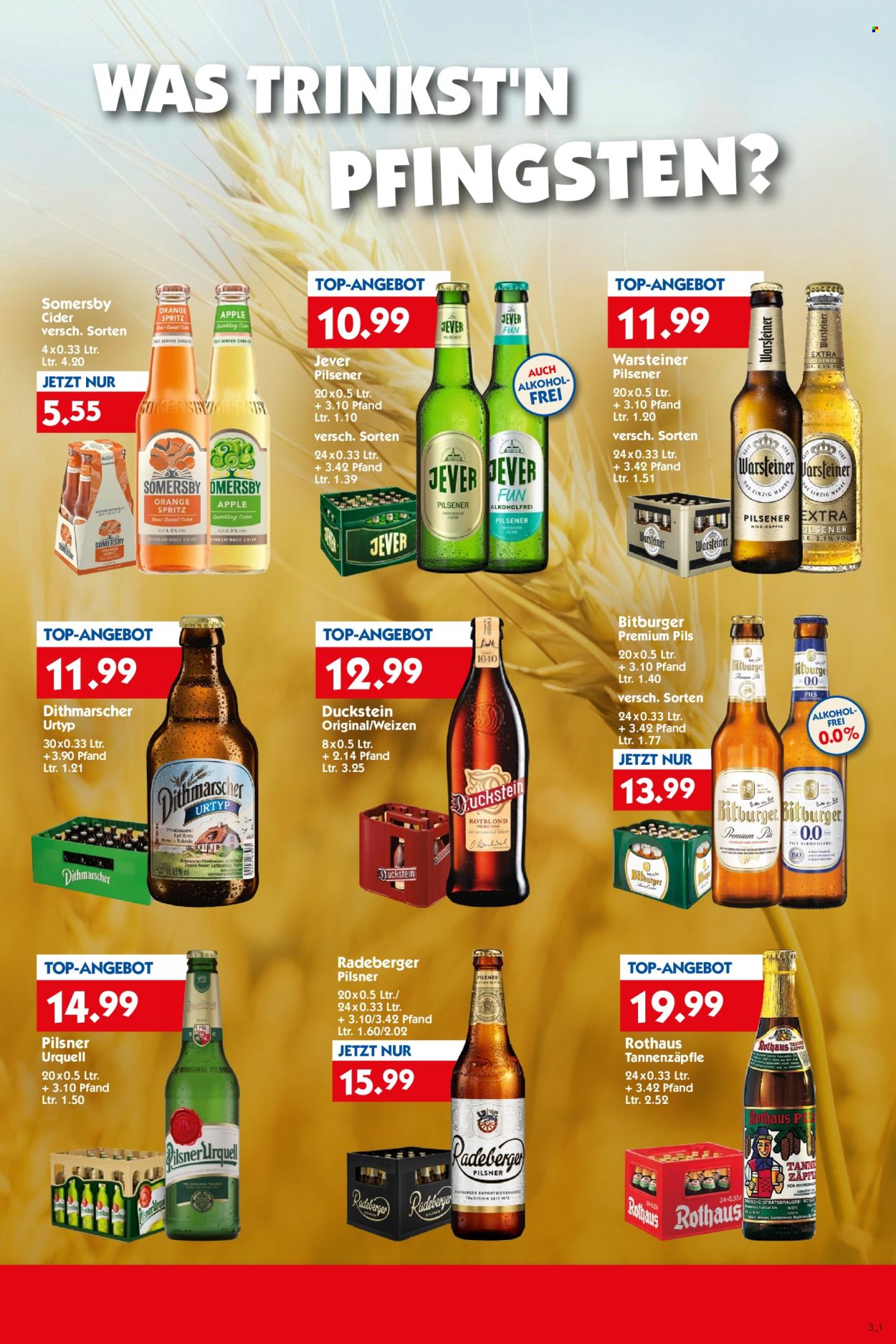 Hol'ab! Getränkemarkt Prospekte  - 13.05.2024 - 18.05.2024. Seite 3