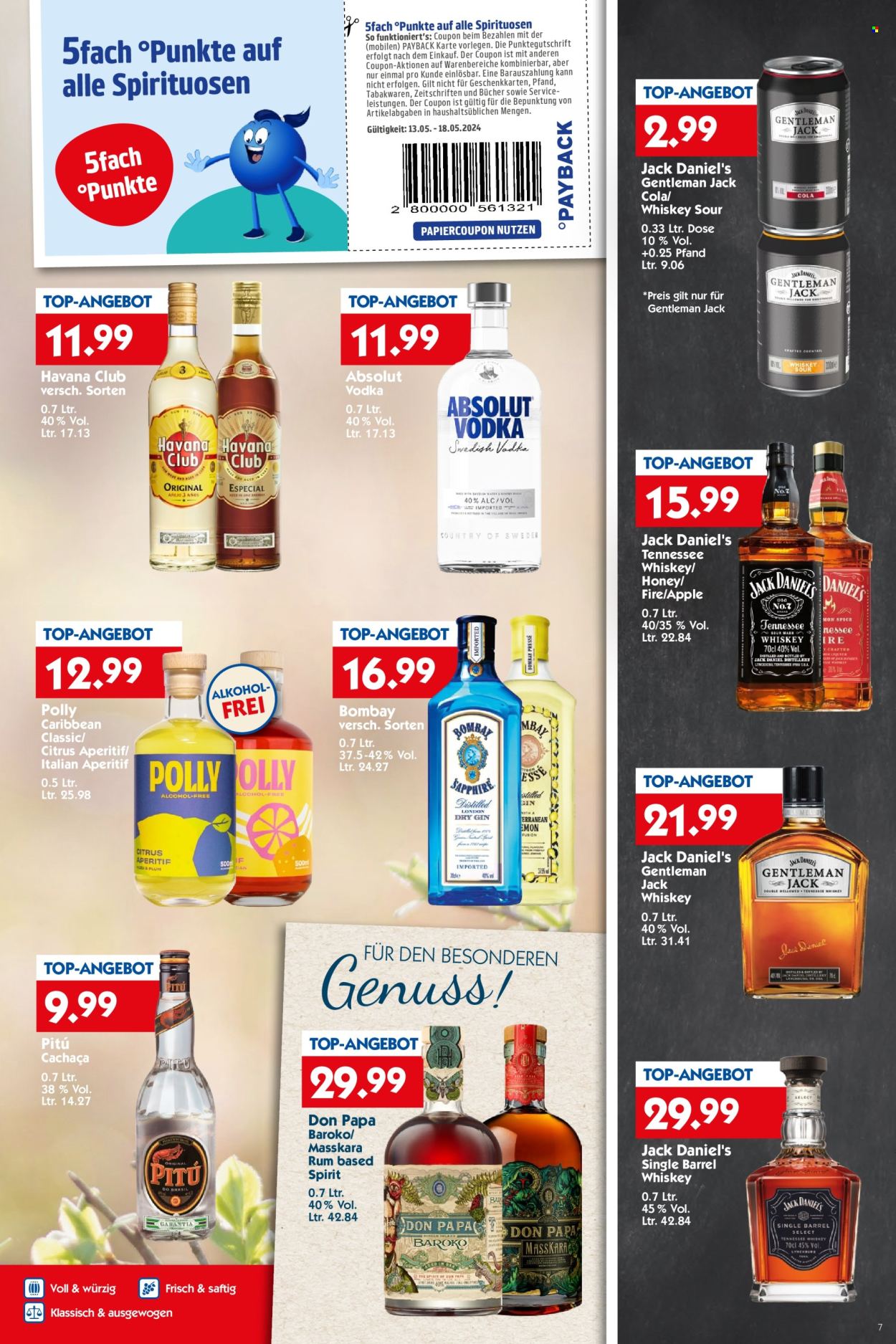 Hol'ab! Getränkemarkt Prospekte  - 13.05.2024 - 18.05.2024. Seite 7