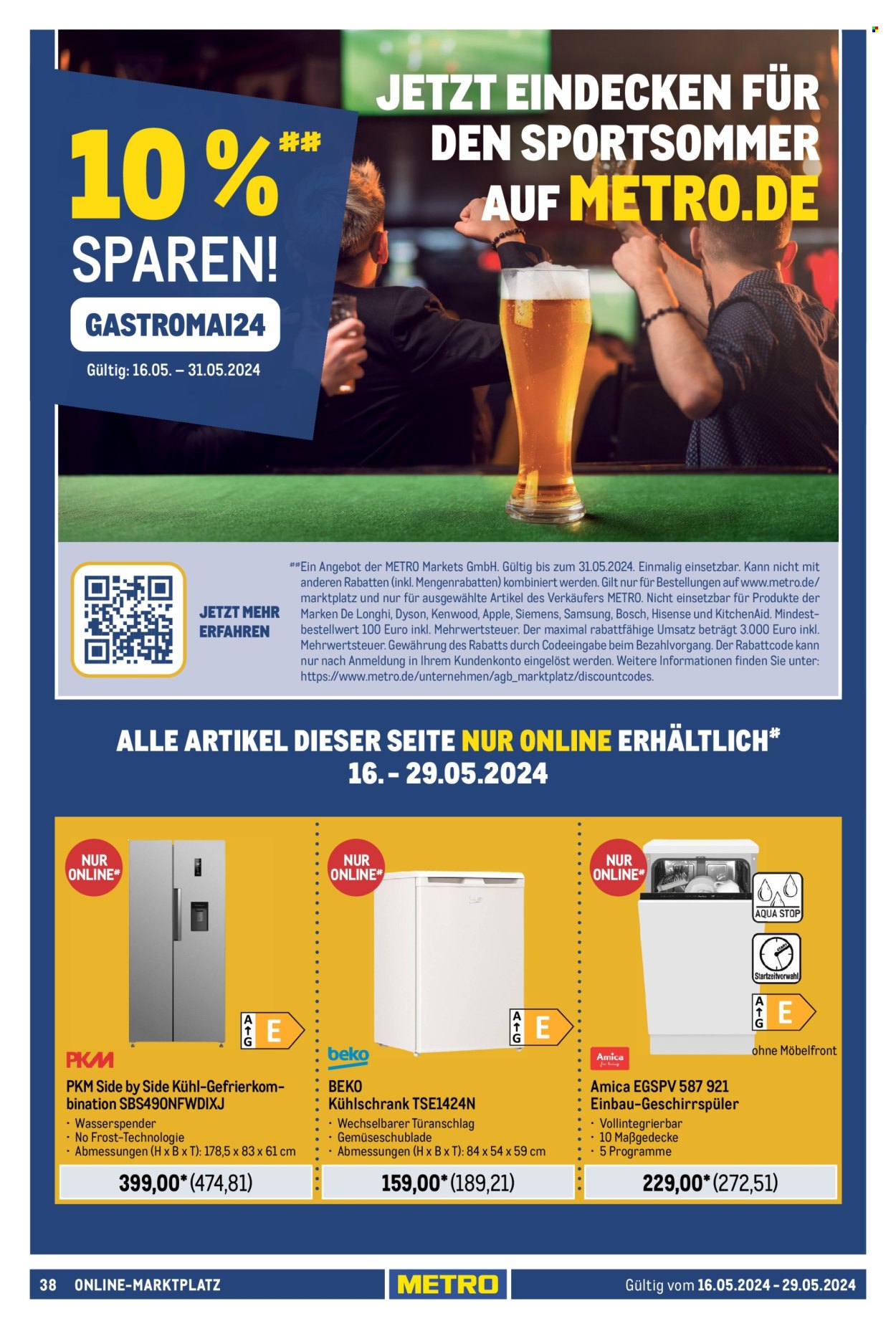 Metro Prospekte  - 16.05.2024 - 29.05.2024. Seite 38
