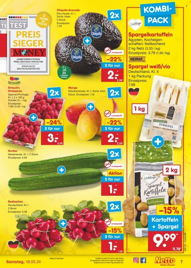Netto Marken-Discount Prospekte  - 13.05.2024 - 18.05.2024. Seite 7