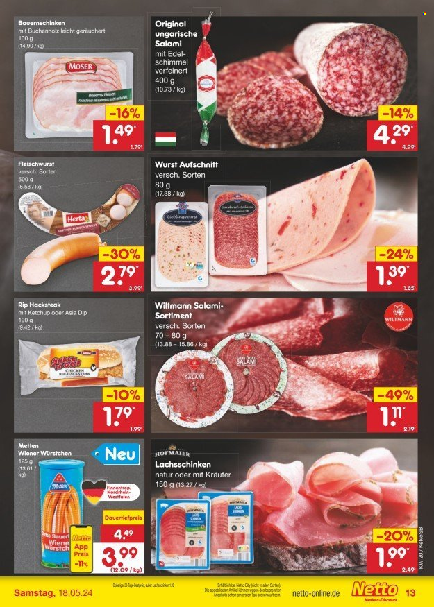 Netto Marken-Discount Prospekte  - 13.05.2024 - 18.05.2024. Seite 13