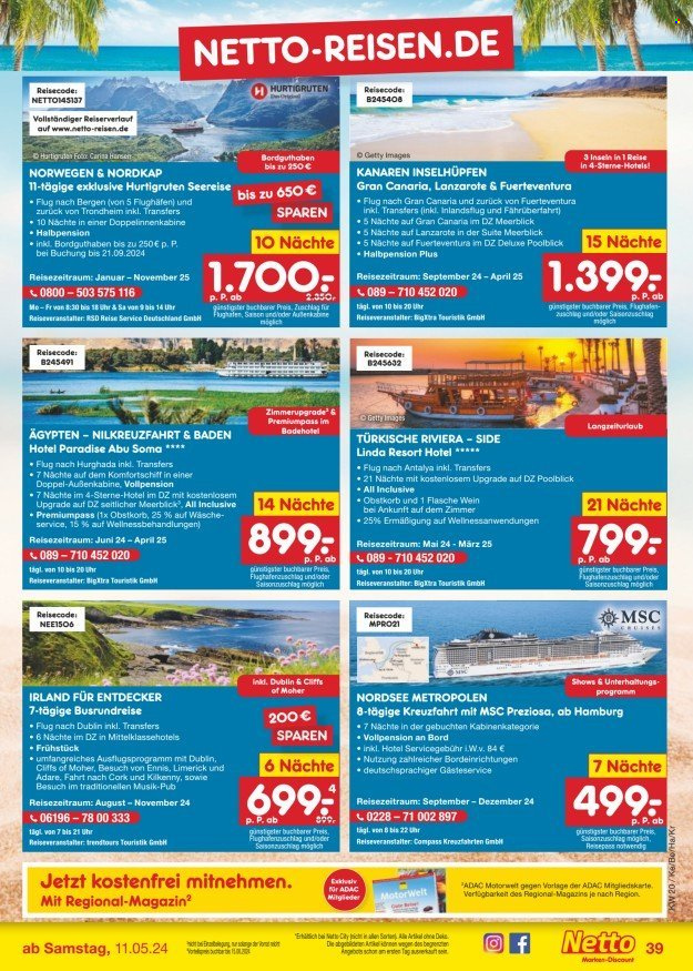 Netto Marken-Discount Prospekte  - 13.05.2024 - 18.05.2024. Seite 45