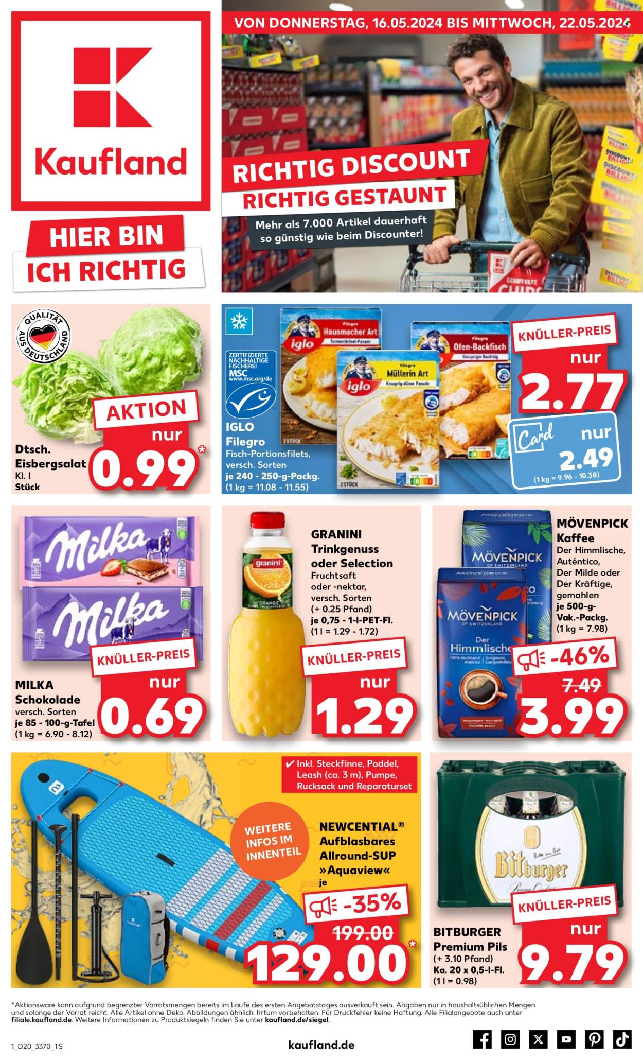 Kaufland Prospekte  - 16.05.2024 - 22.05.2024. Seite 1