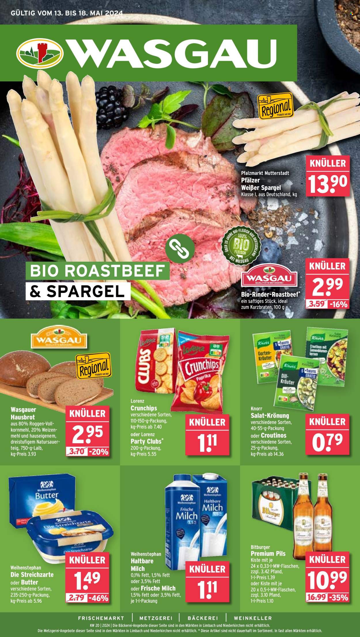 Wasgau Prospekte  - 13.05.2024 - 18.05.2024. Seite 1