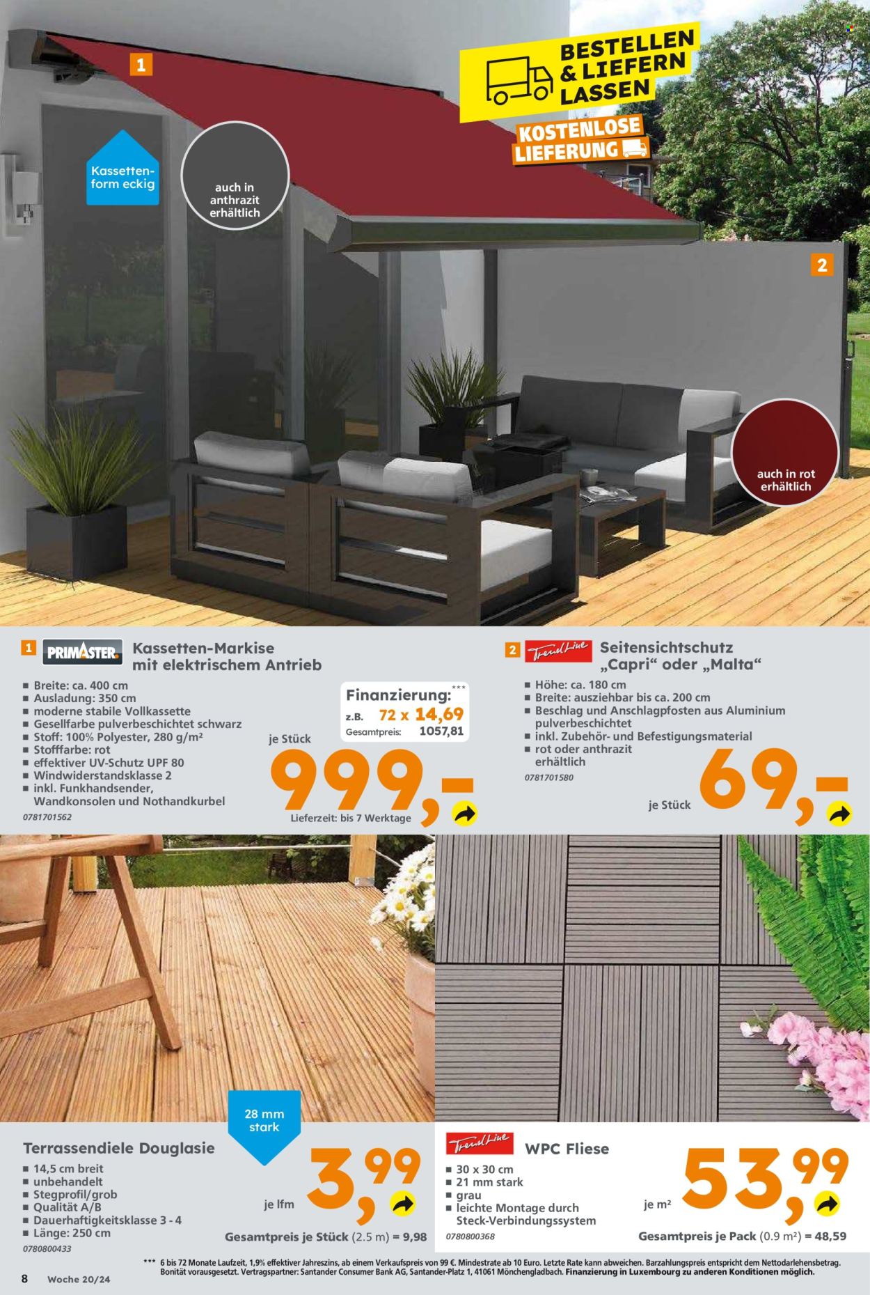 Globus Baumarkt Prospekte  - 13.05.2024 - 18.05.2024. Seite 8