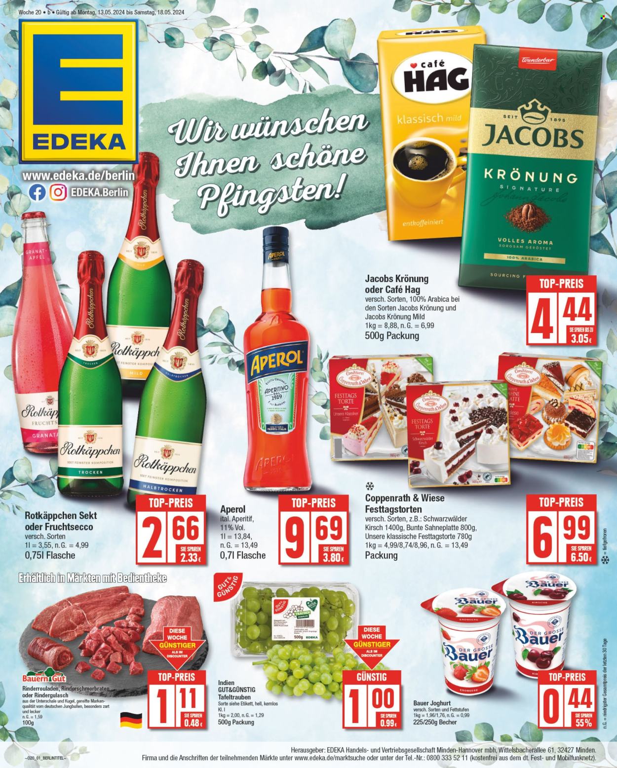 Edeka Prospekte  - 13.05.2024 - 18.05.2024. Seite 1