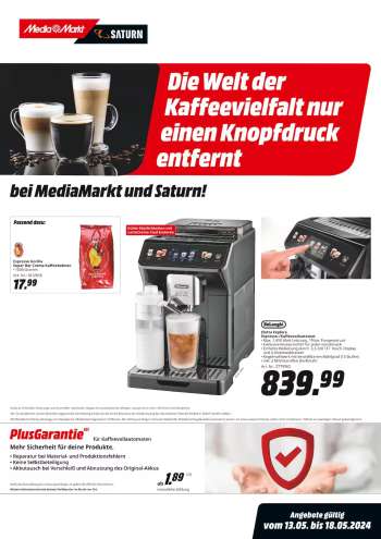 Prospekte MediaMarkt - 13.05.2024 - 18.05.2024.