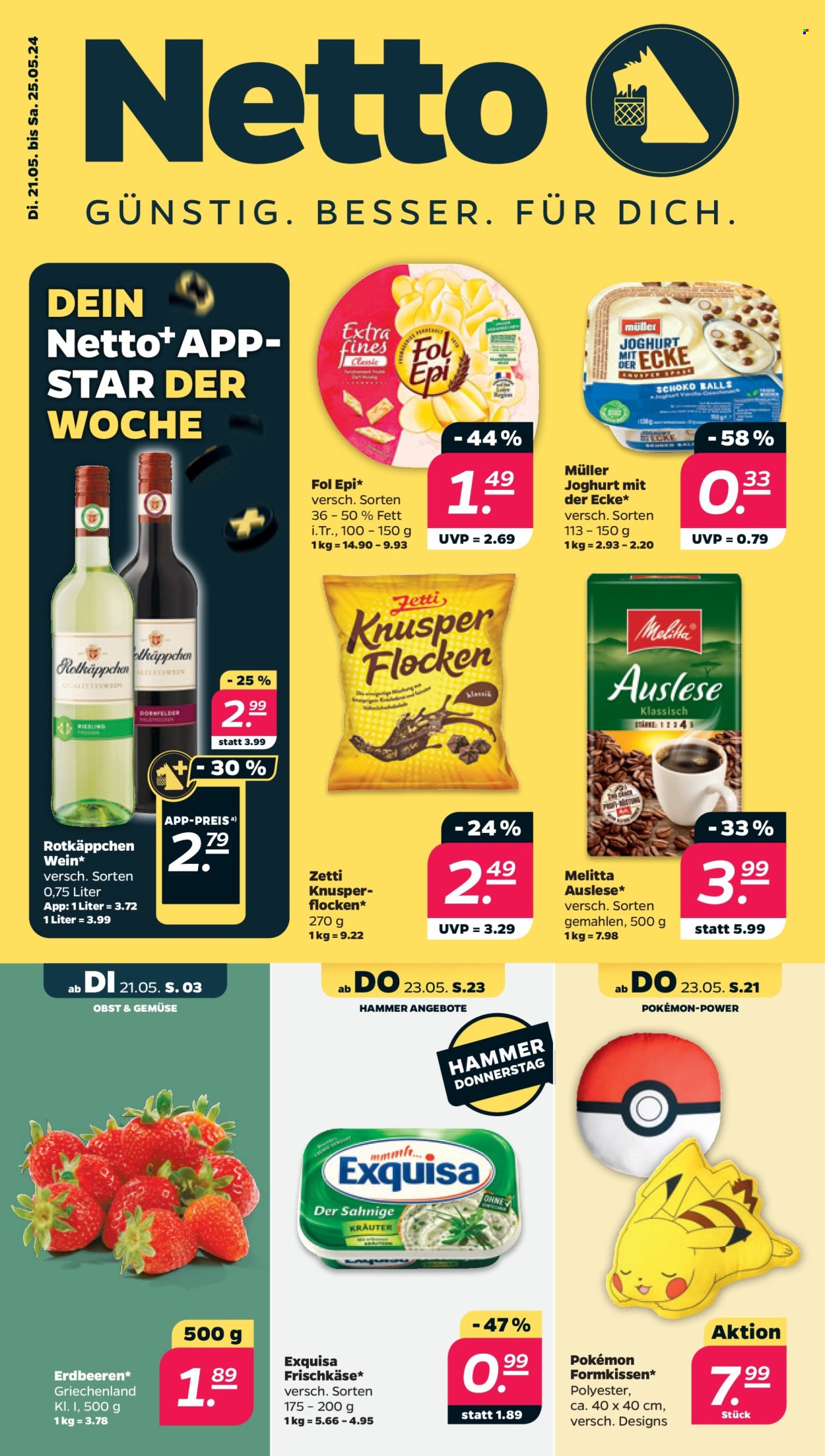 Netto Prospekte  - 21.05.2024 - 25.05.2024. Seite 1