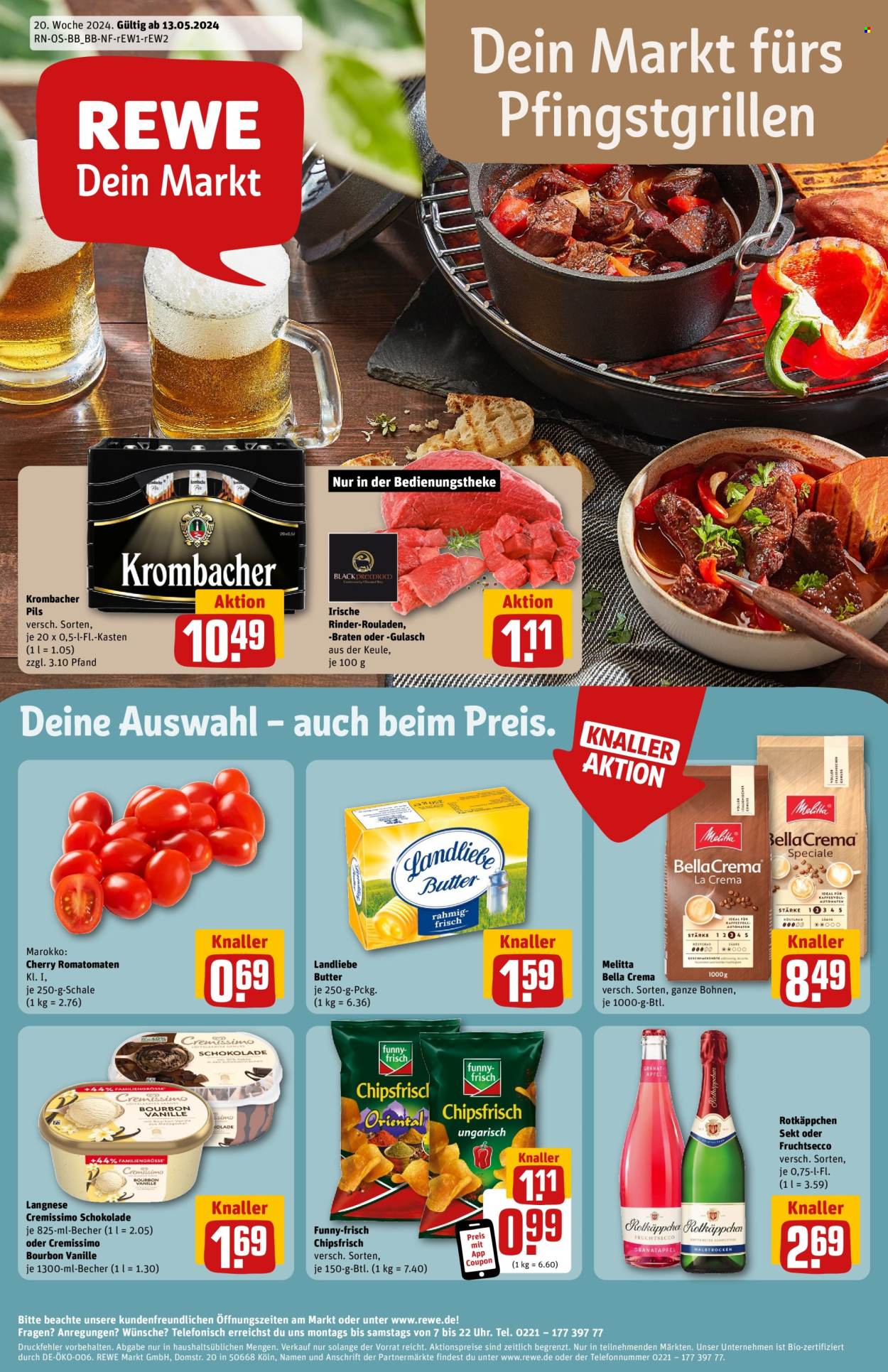 REWE Prospekte  - 13.05.2024 - 18.05.2024. Seite 1