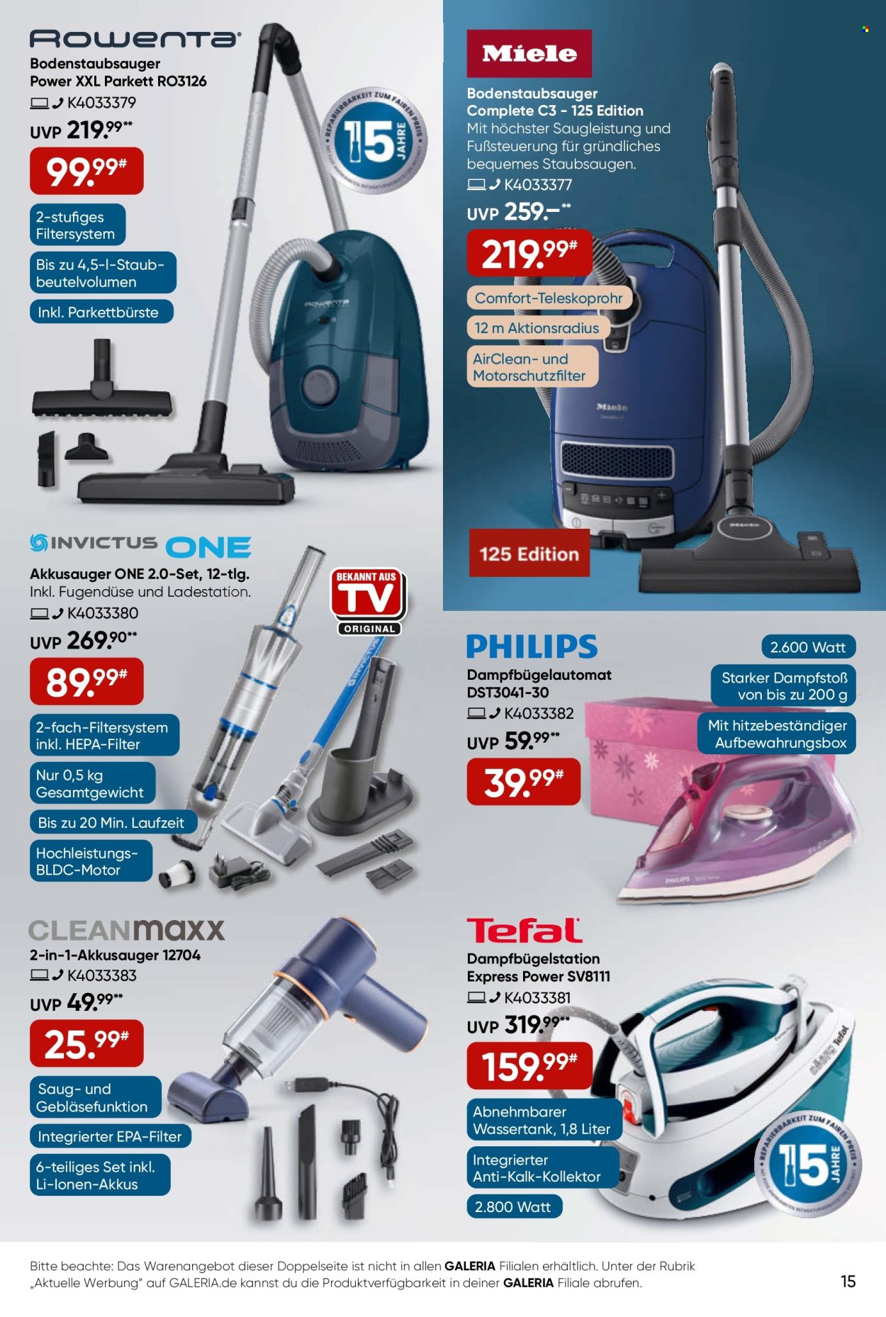 GALERIA Karstadt Kaufhof Prospekte  - 15.05.2024 - 21.05.2024. Seite 15