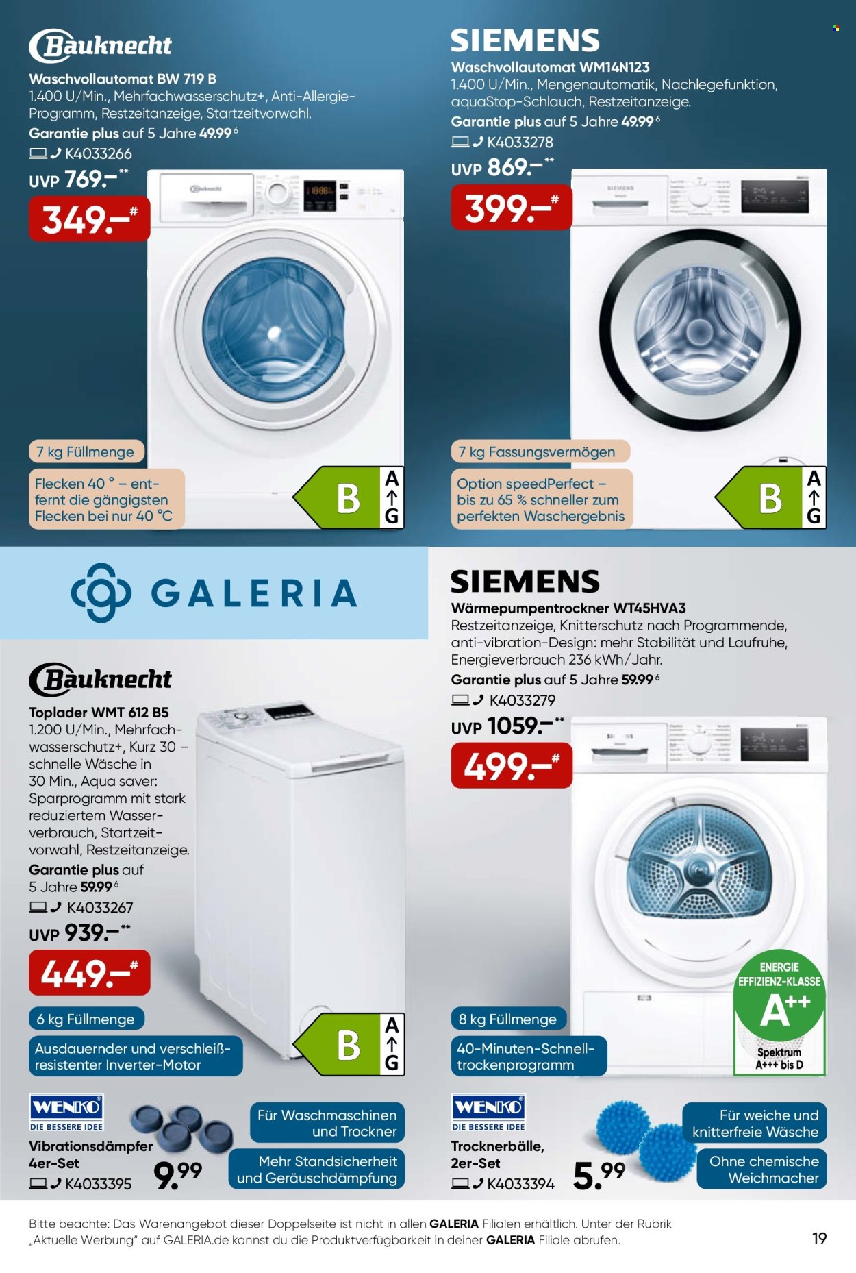 GALERIA Karstadt Kaufhof Prospekte  - 15.05.2024 - 21.05.2024. Seite 19