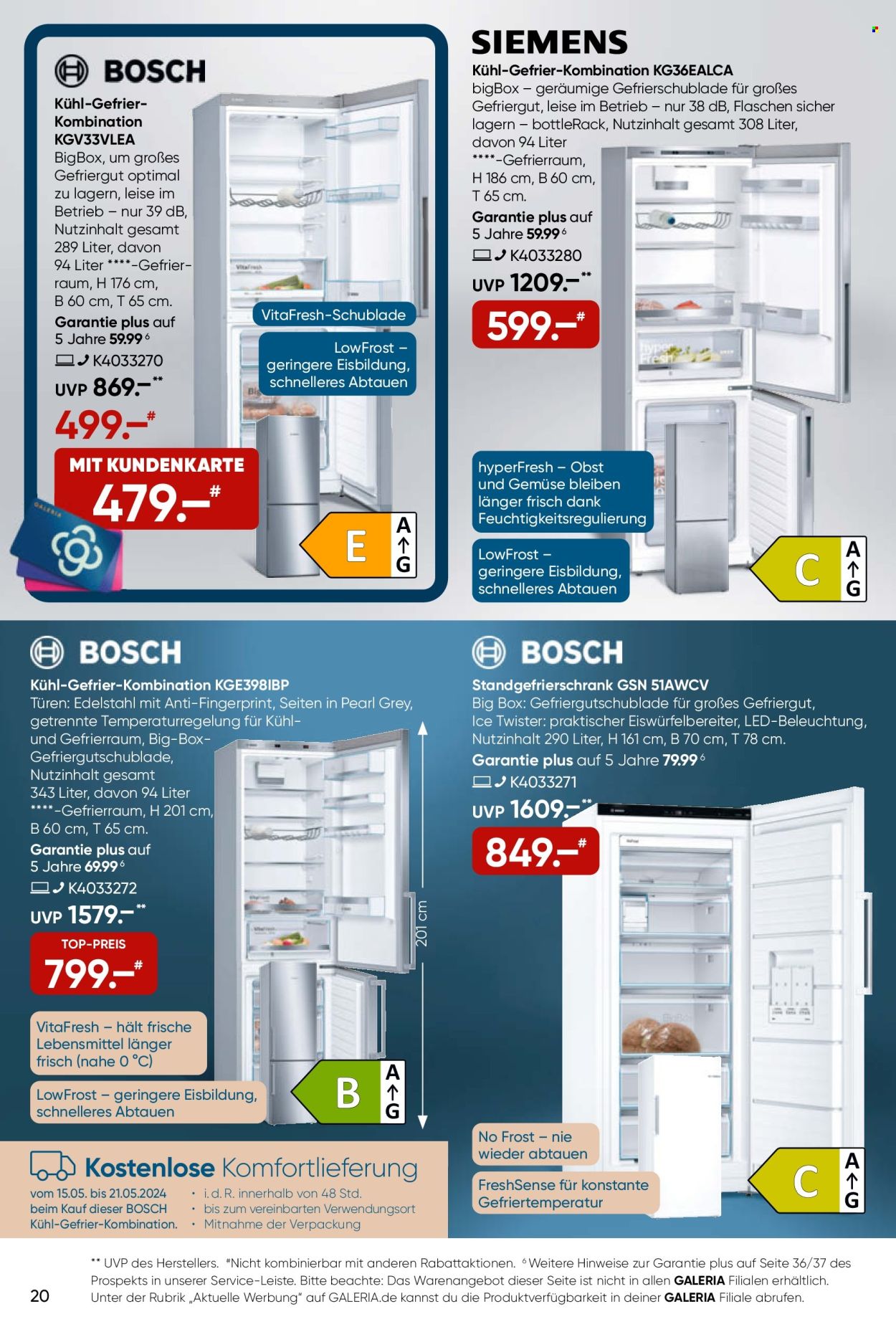 GALERIA Karstadt Kaufhof Prospekte  - 15.05.2024 - 21.05.2024. Seite 20