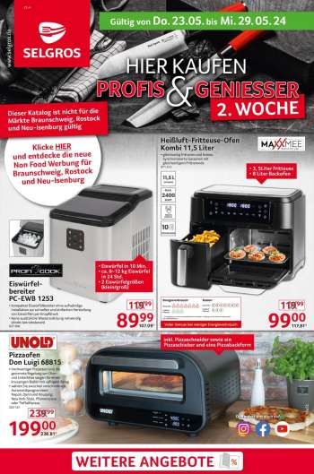 Prospekte Selgros - 23.05.2024 - 29.05.2024.