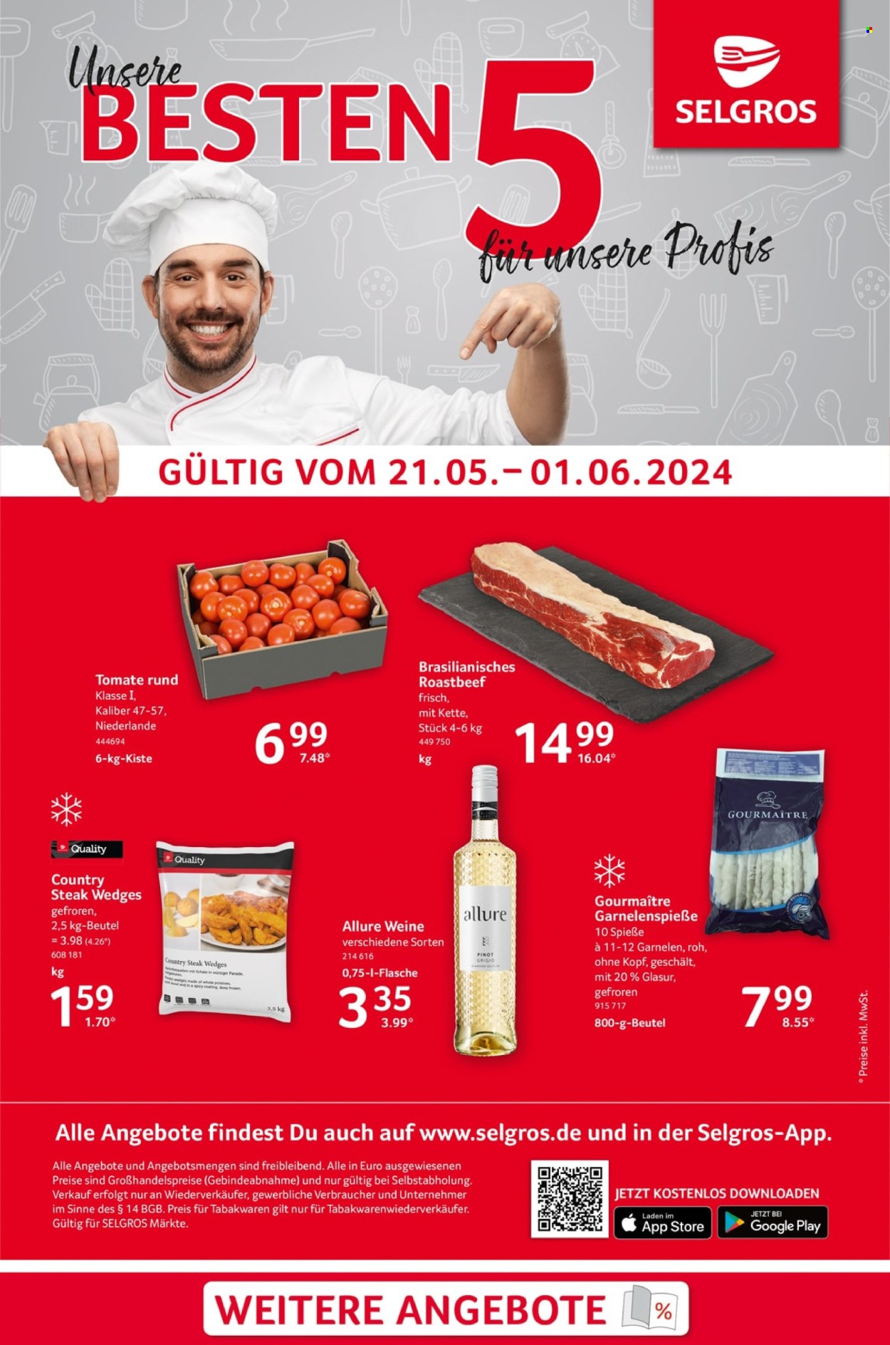 Selgros Prospekte  - 21.05.2024 - 1.06.2024. Seite 1