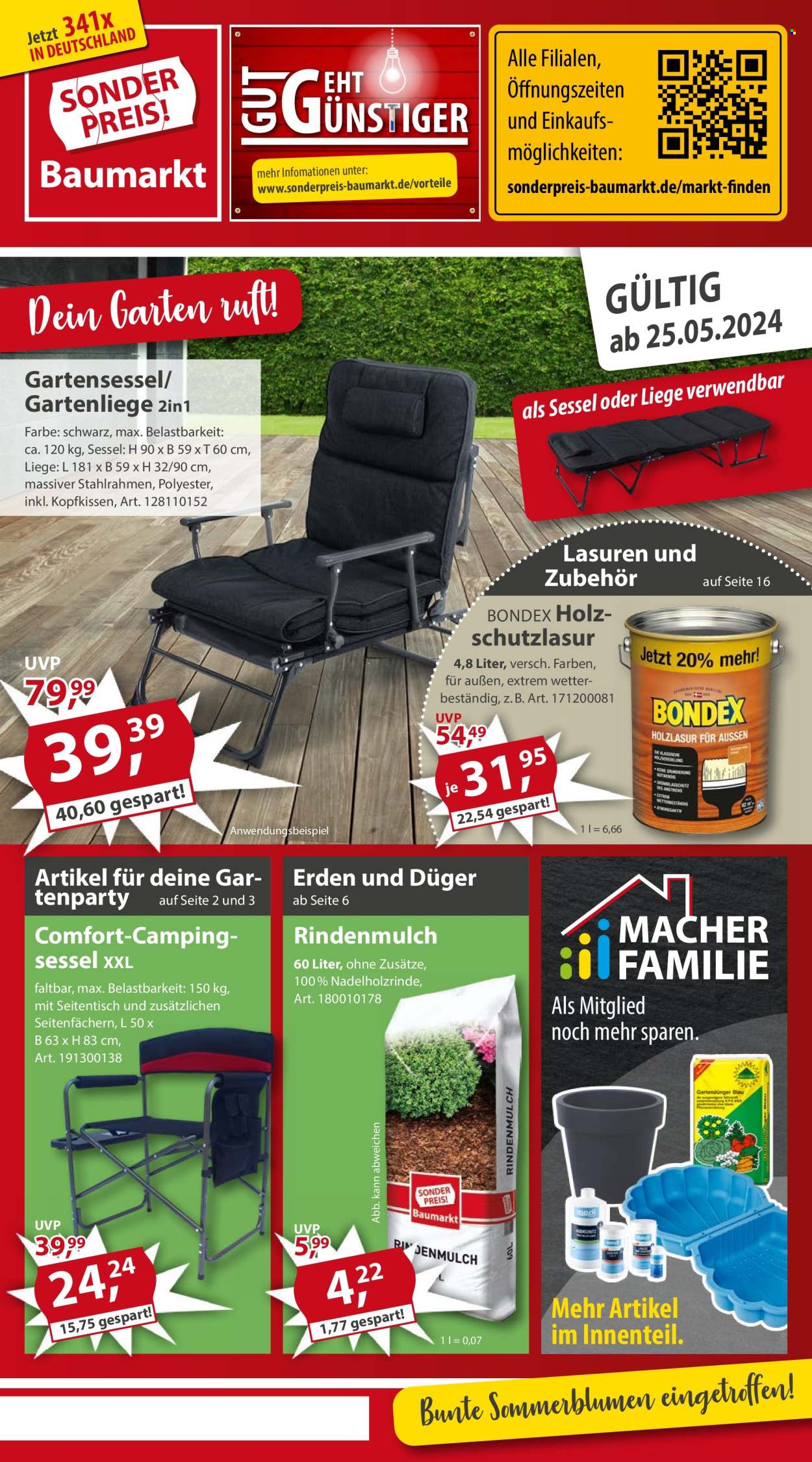 Sonderpreis-Baumarkt Prospekte  - 25.05.2024 - 31.05.2024. Seite 1