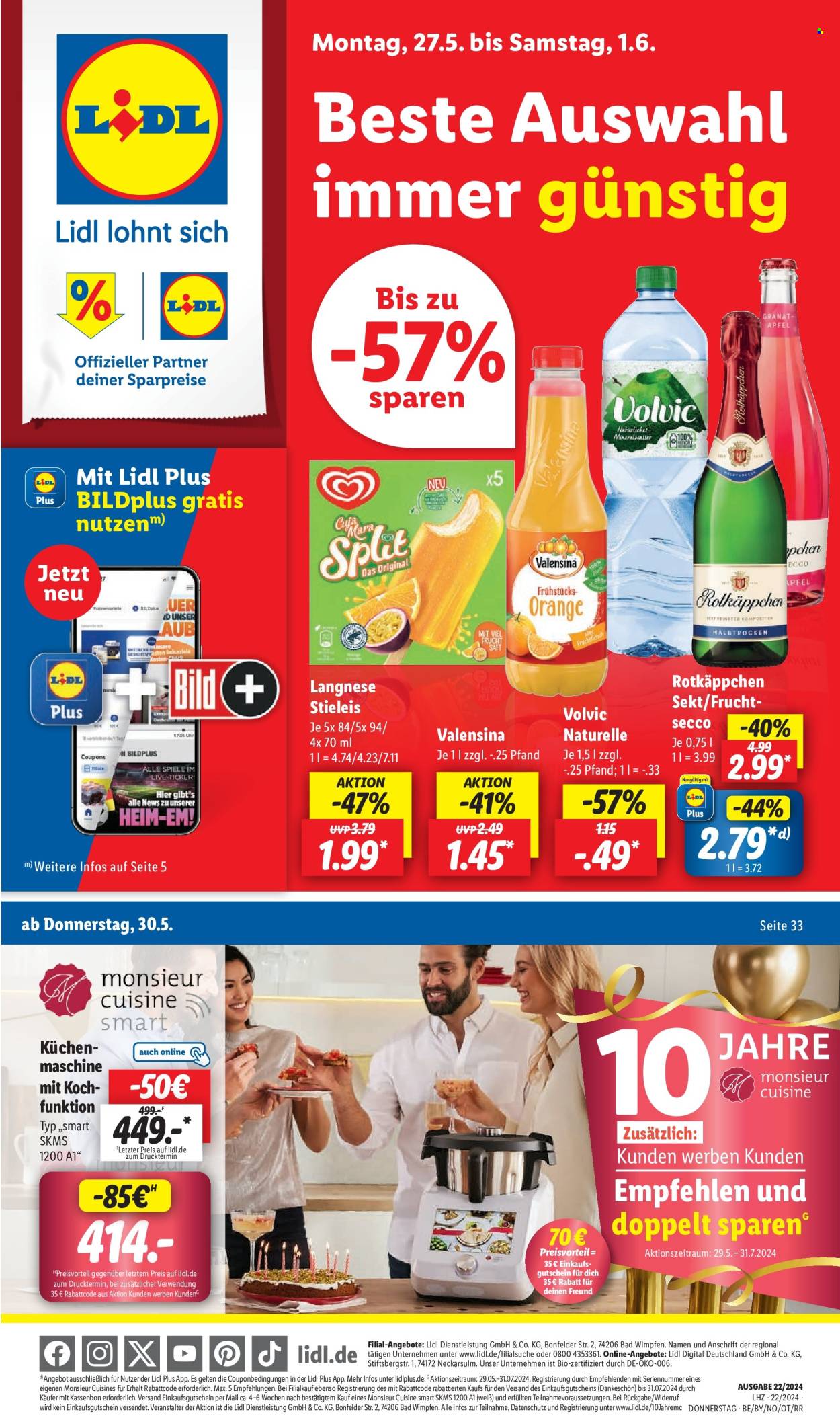 Lidl Prospekte  - 27.05.2024 - 1.06.2024. Seite 1