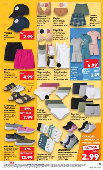 thumbnail - Damen- Shorty- Pyjama aus Baumwolle