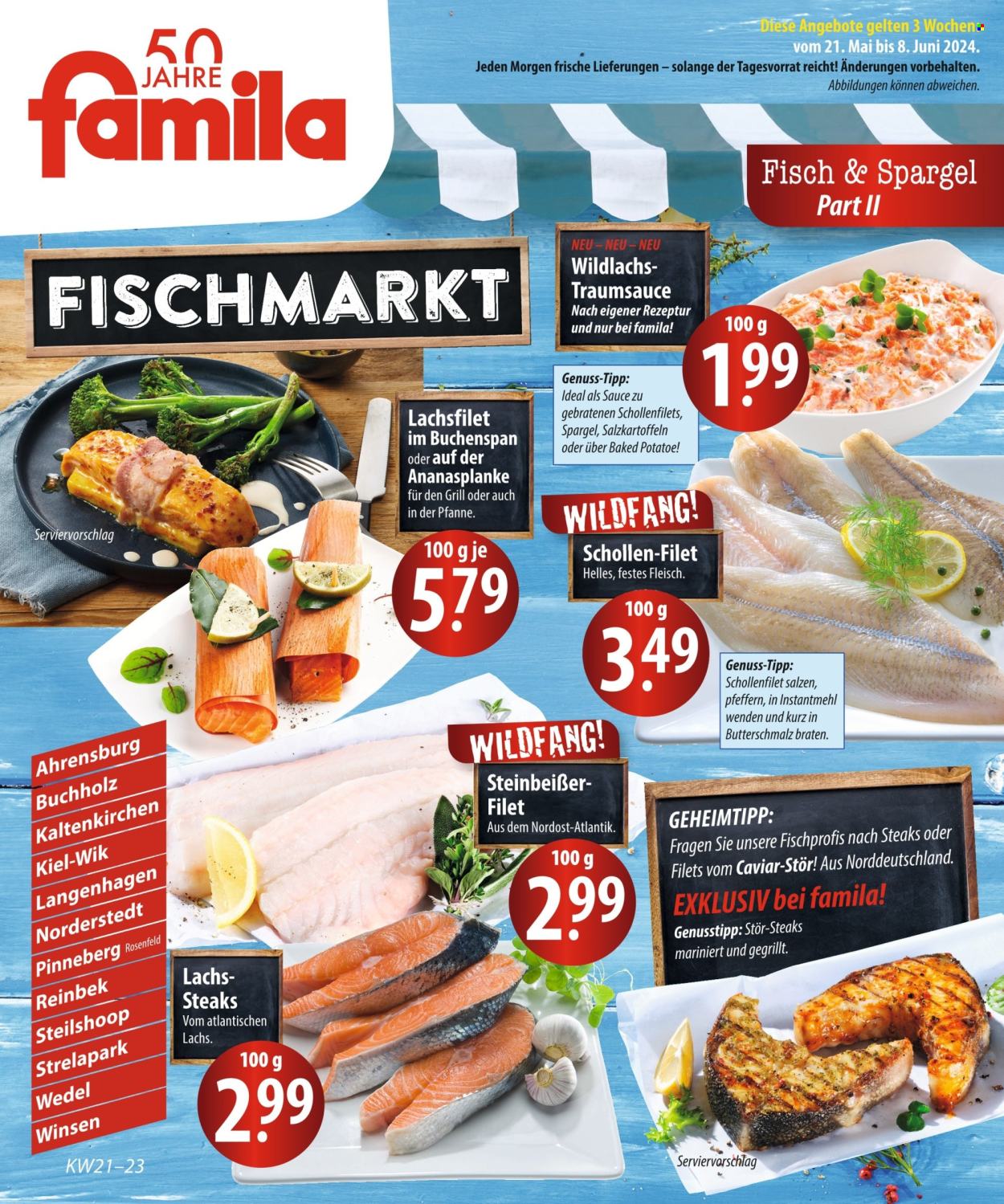 famila Prospekte  - 21.05.2024 - 8.06.2024. Seite 1