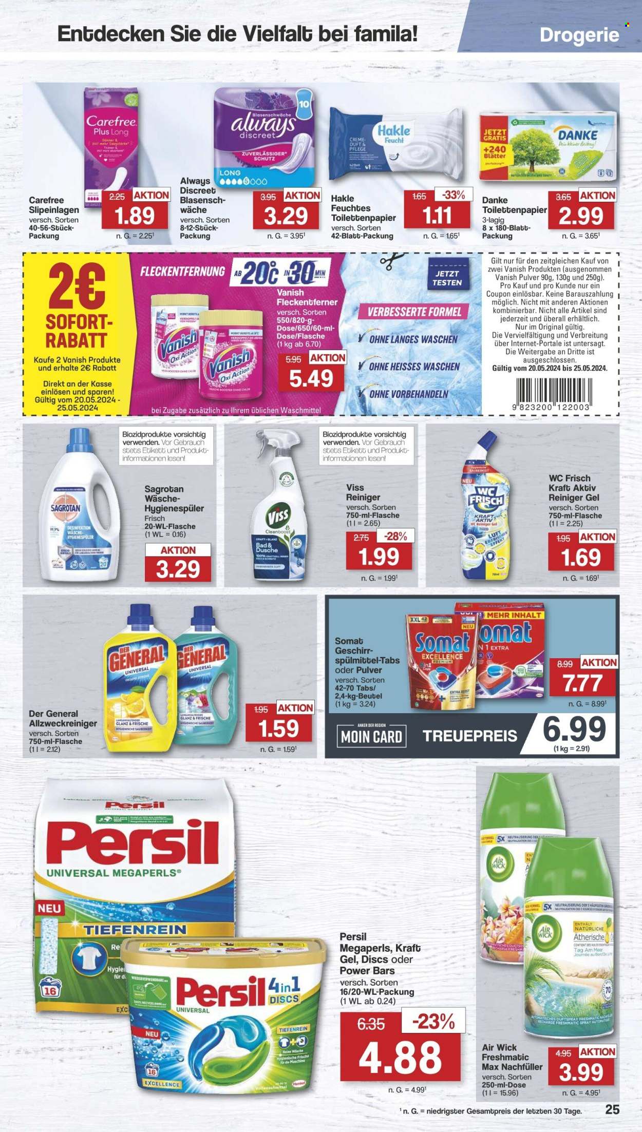 famila Prospekte  - 21.05.2024 - 25.05.2024. Seite 25