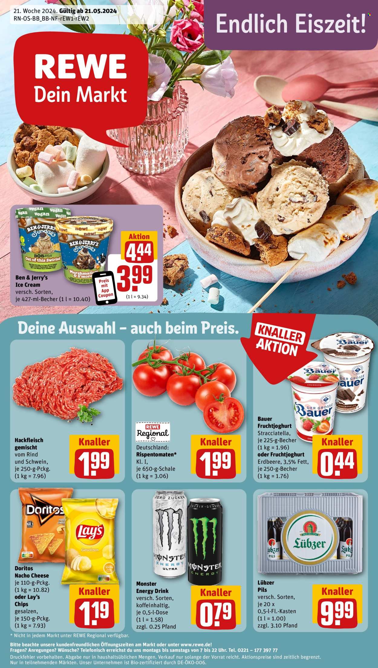 REWE Prospekte  - 21.05.2024 - 25.05.2024. Seite 1