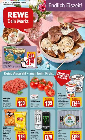 Prospekte REWE - 21.05.2024 - 25.05.2024.