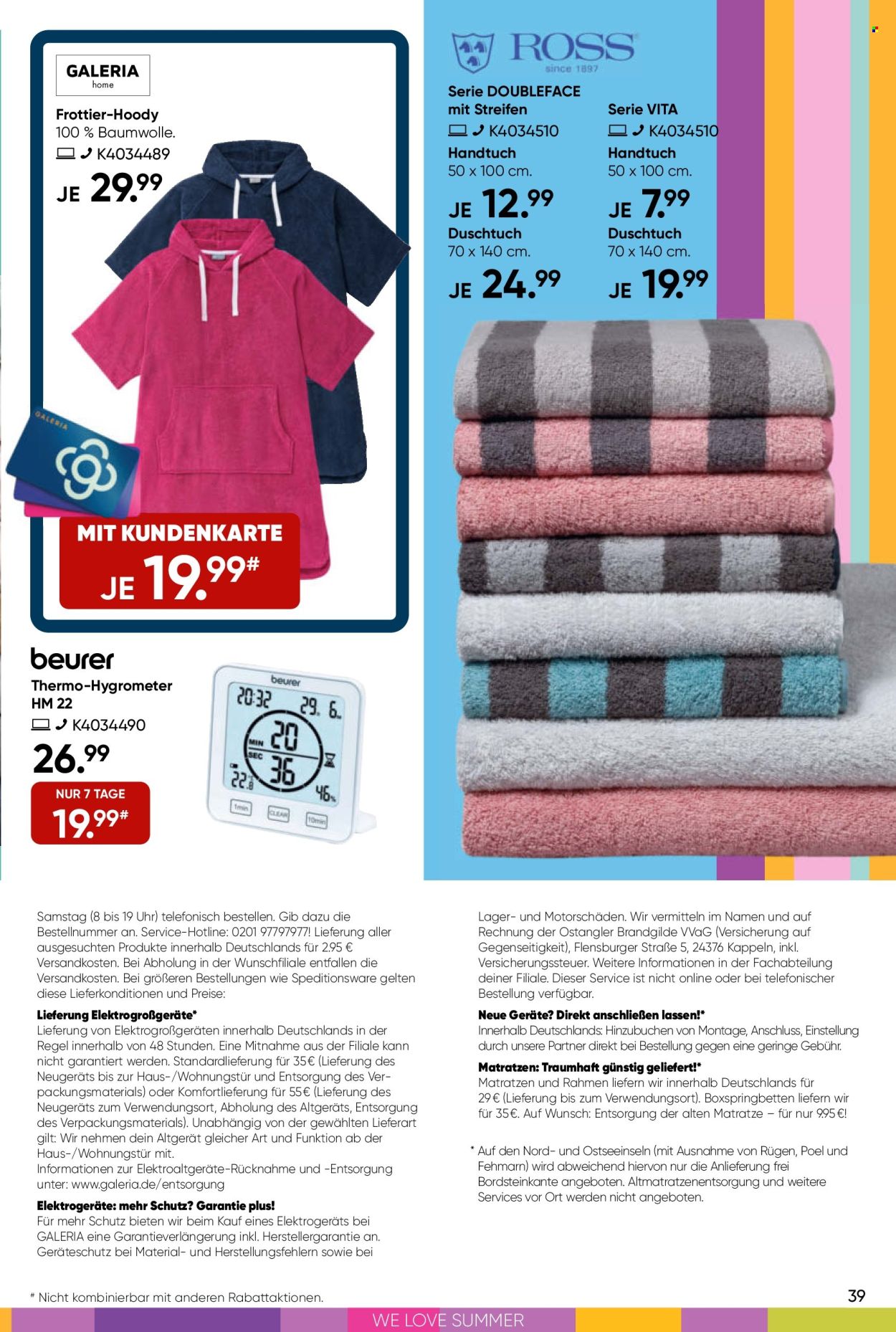 GALERIA Karstadt Kaufhof Prospekte  - 22.05.2024 - 28.05.2024. Seite 39