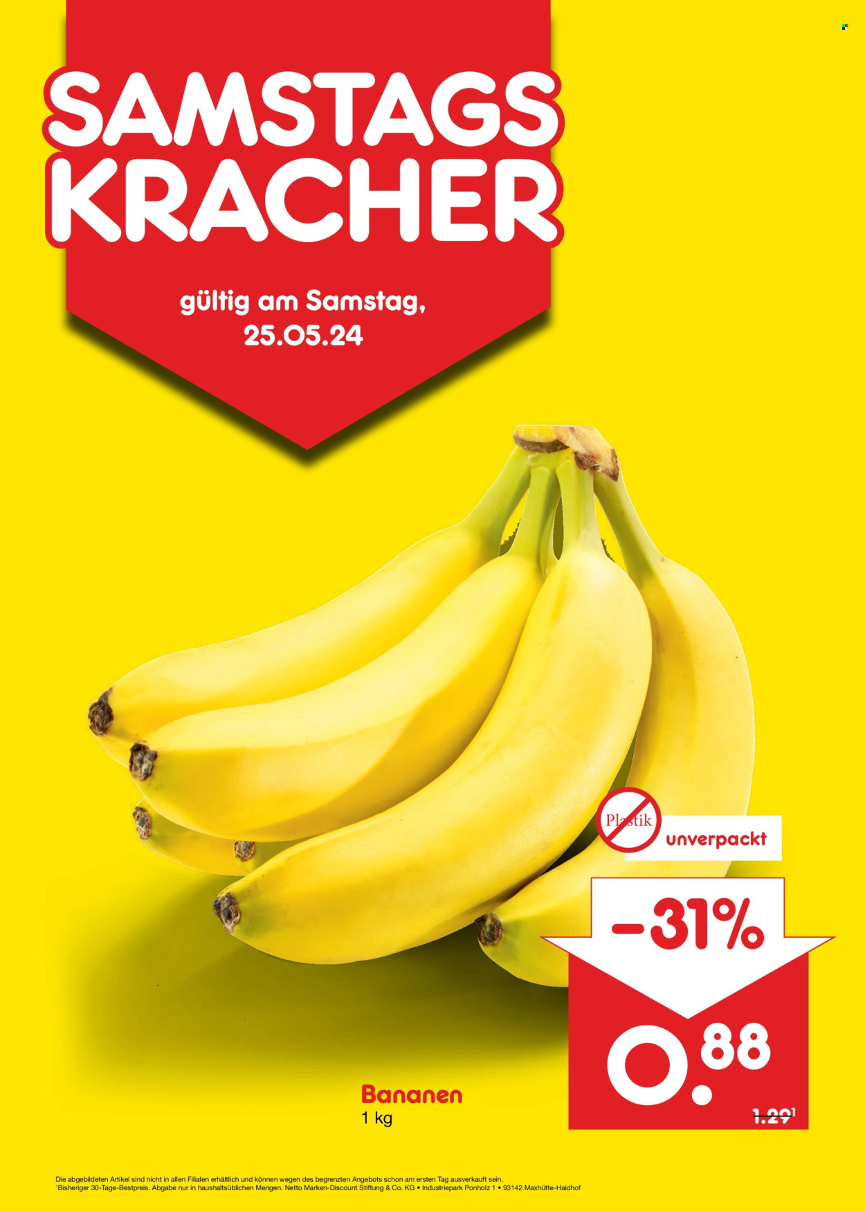Netto Marken-Discount Prospekte  - 25.05.2024 - 25.05.2024. Seite 1