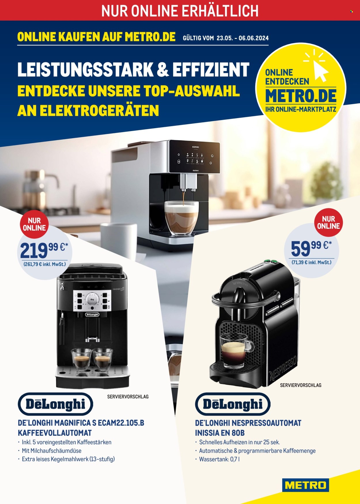 Metro Prospekte  - 23.05.2024 - 6.06.2024. Seite 1
